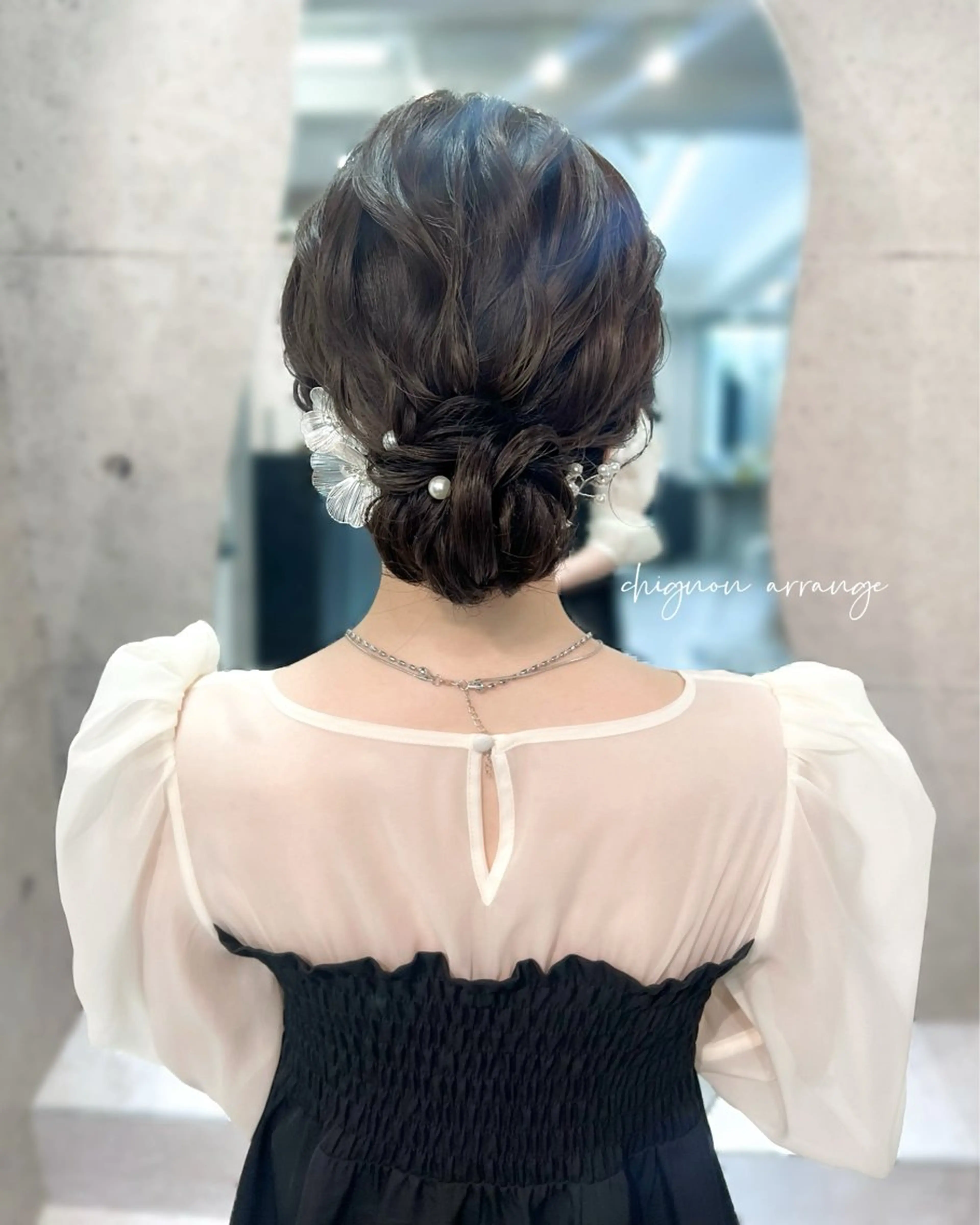 ミディアム ヘアアレンジ トリートメント ヘアセット ヘアメイク/髪質改善 🎀Moeri🎀のヘアスタイル