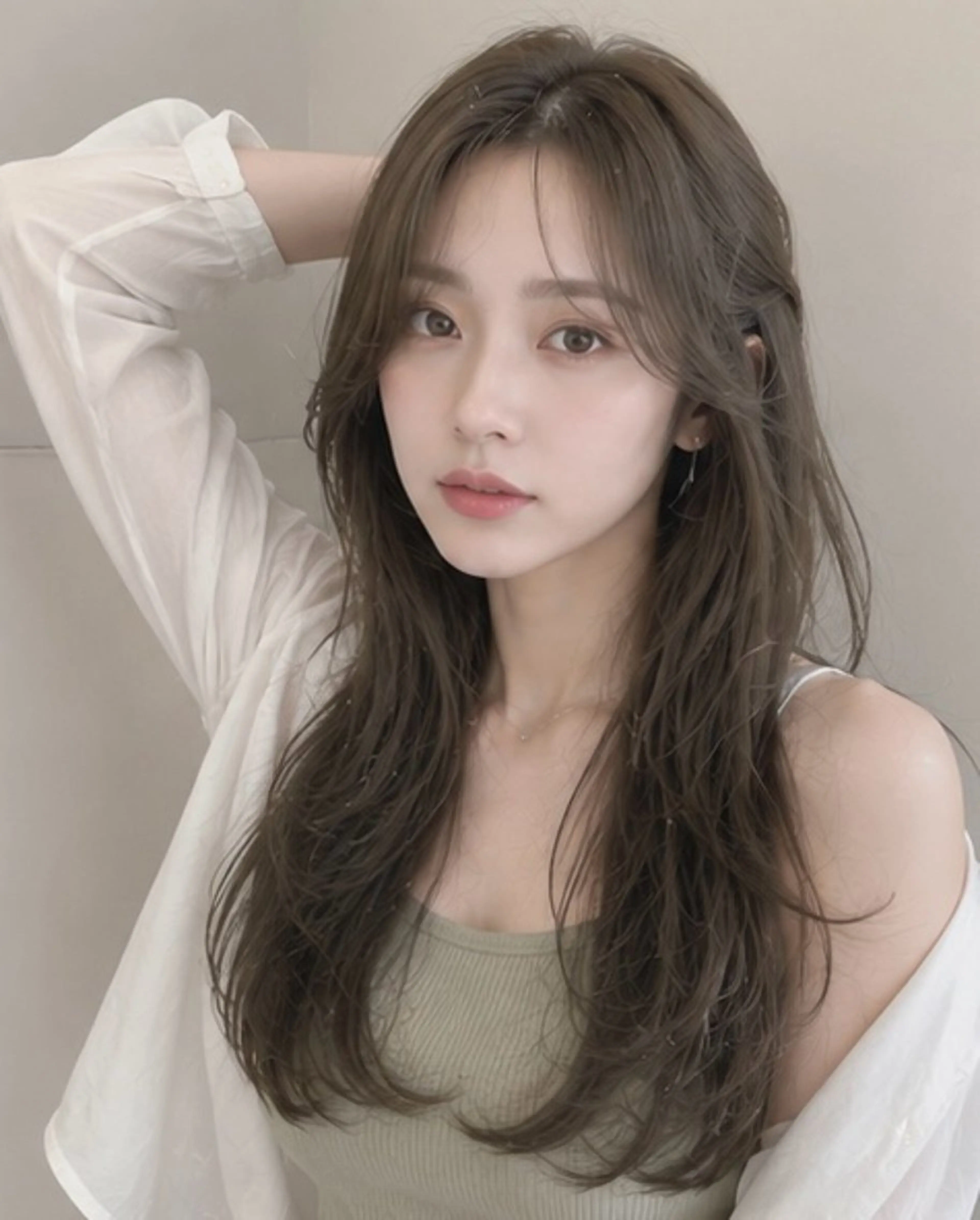 ロング カラー カット ヘアカラー トリートメント Garden 浅草蔵前のヘアスタイル