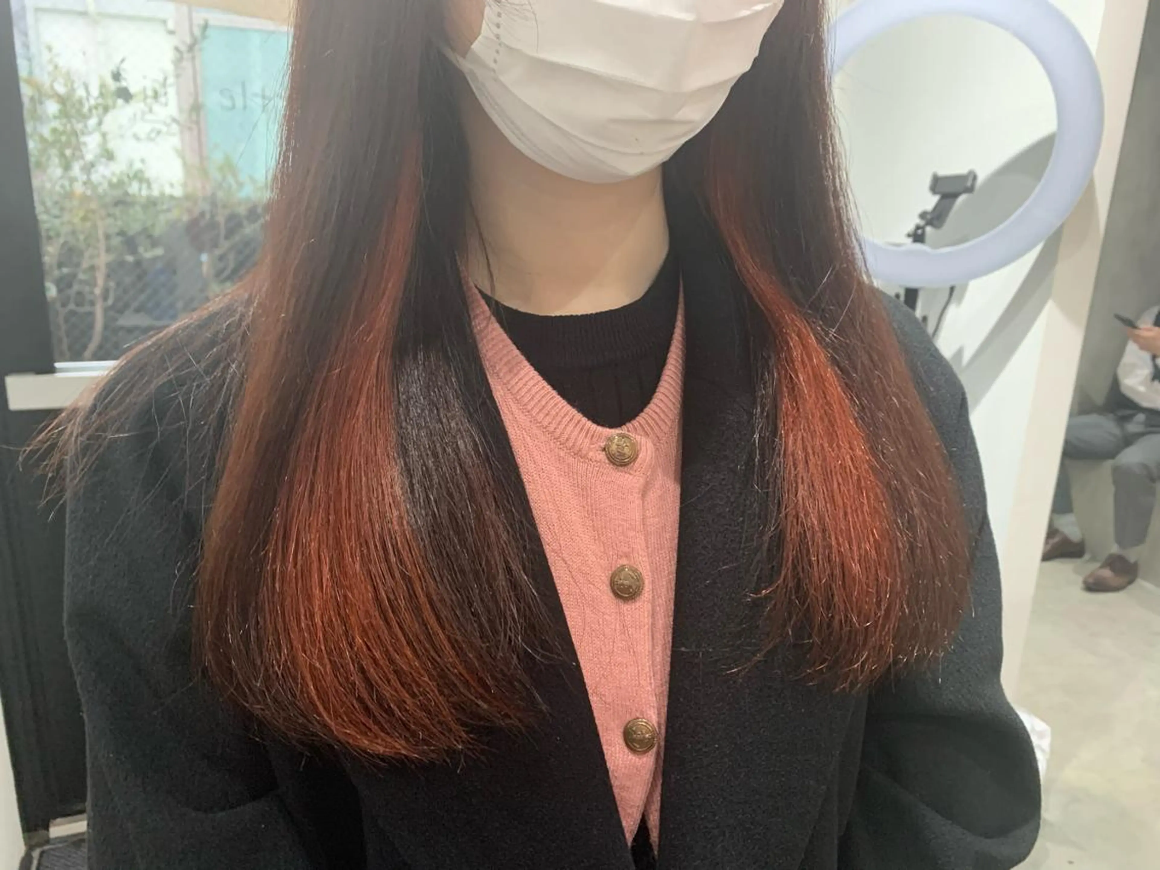 ロング カラー ヘアアレンジ カット ヘアカラー kei/透明感カラー /ベージュ/インナーのヘアスタイル