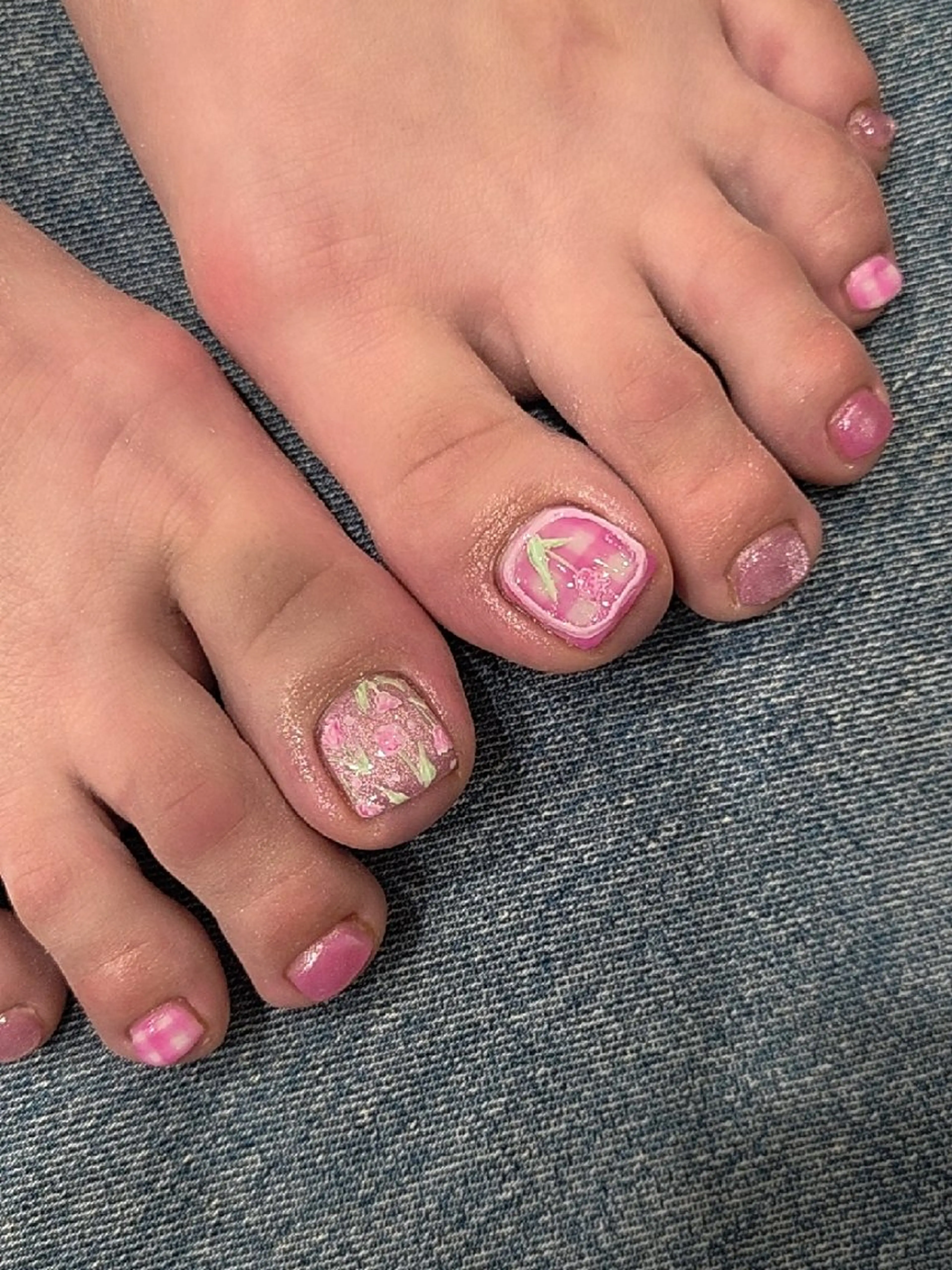 ネイル フットネイル 関口 友菜のヘアスタイル