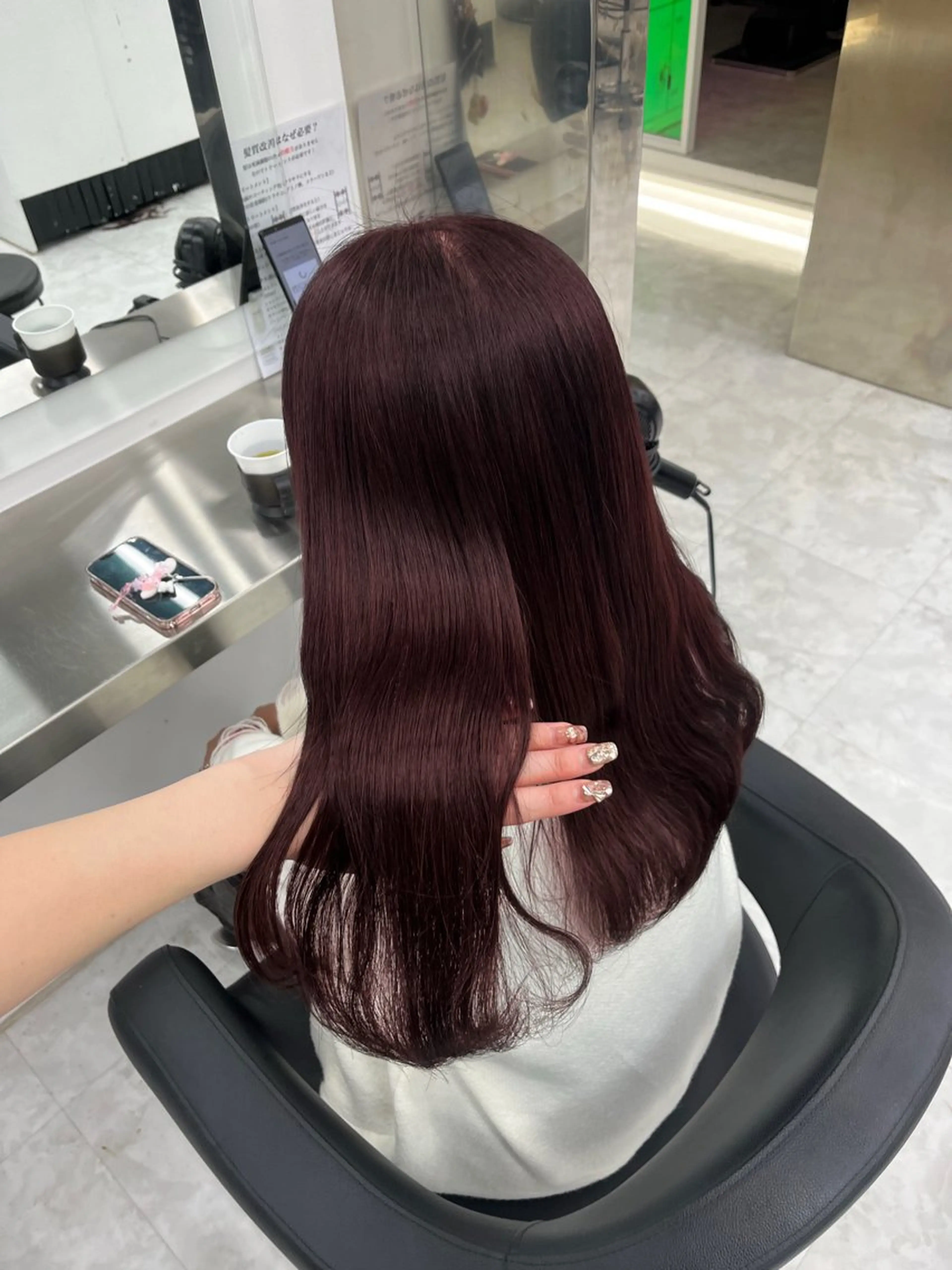 ロング カラー ヘアアレンジ ヘアカラー ヘッドスパ ヘアセット 🫧‪🎀うる艶暖色 🏹Nanako🎀のヘアスタイル