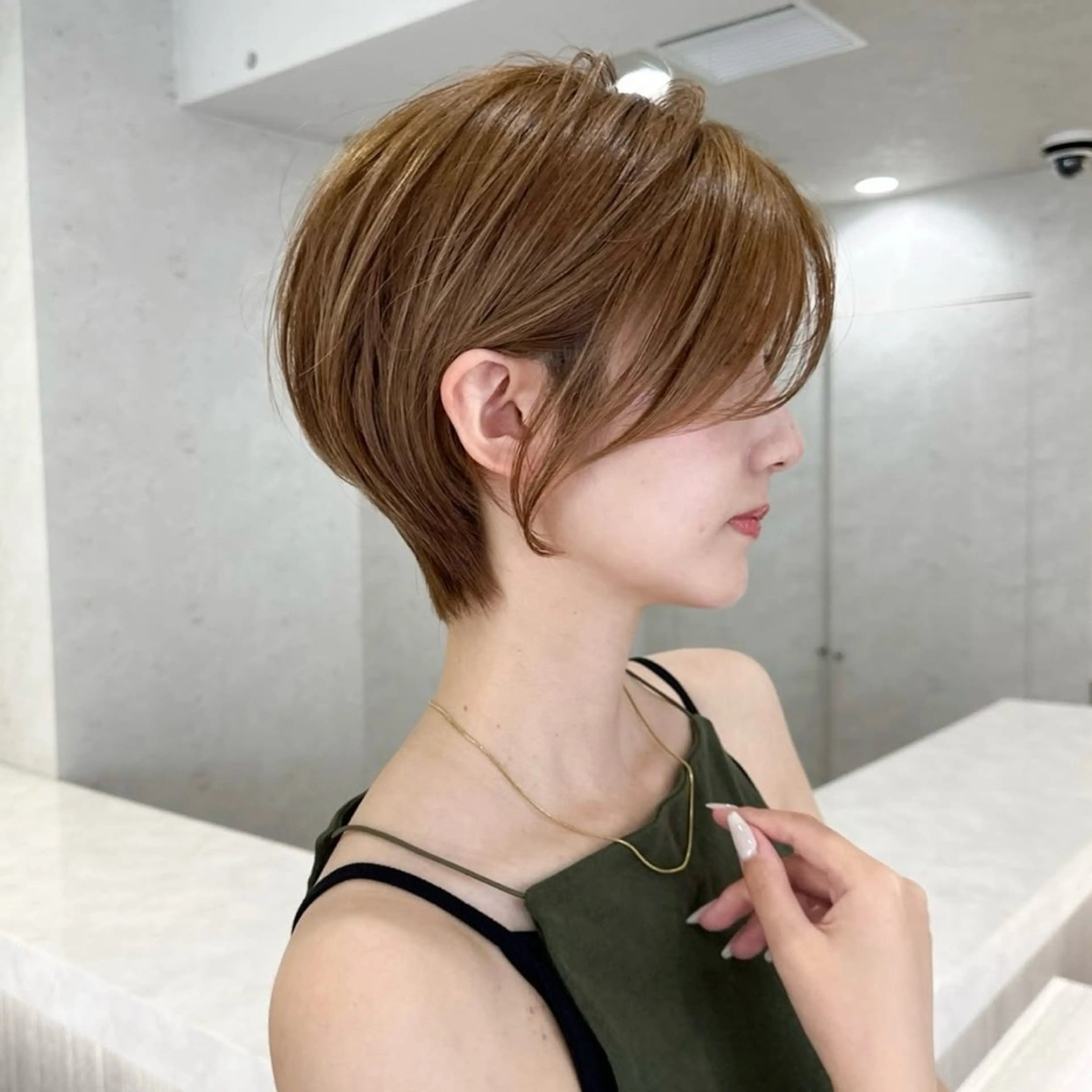 ショート 艶カラー/ヘアセット 着付け　ふうか　渋谷のヘアスタイル