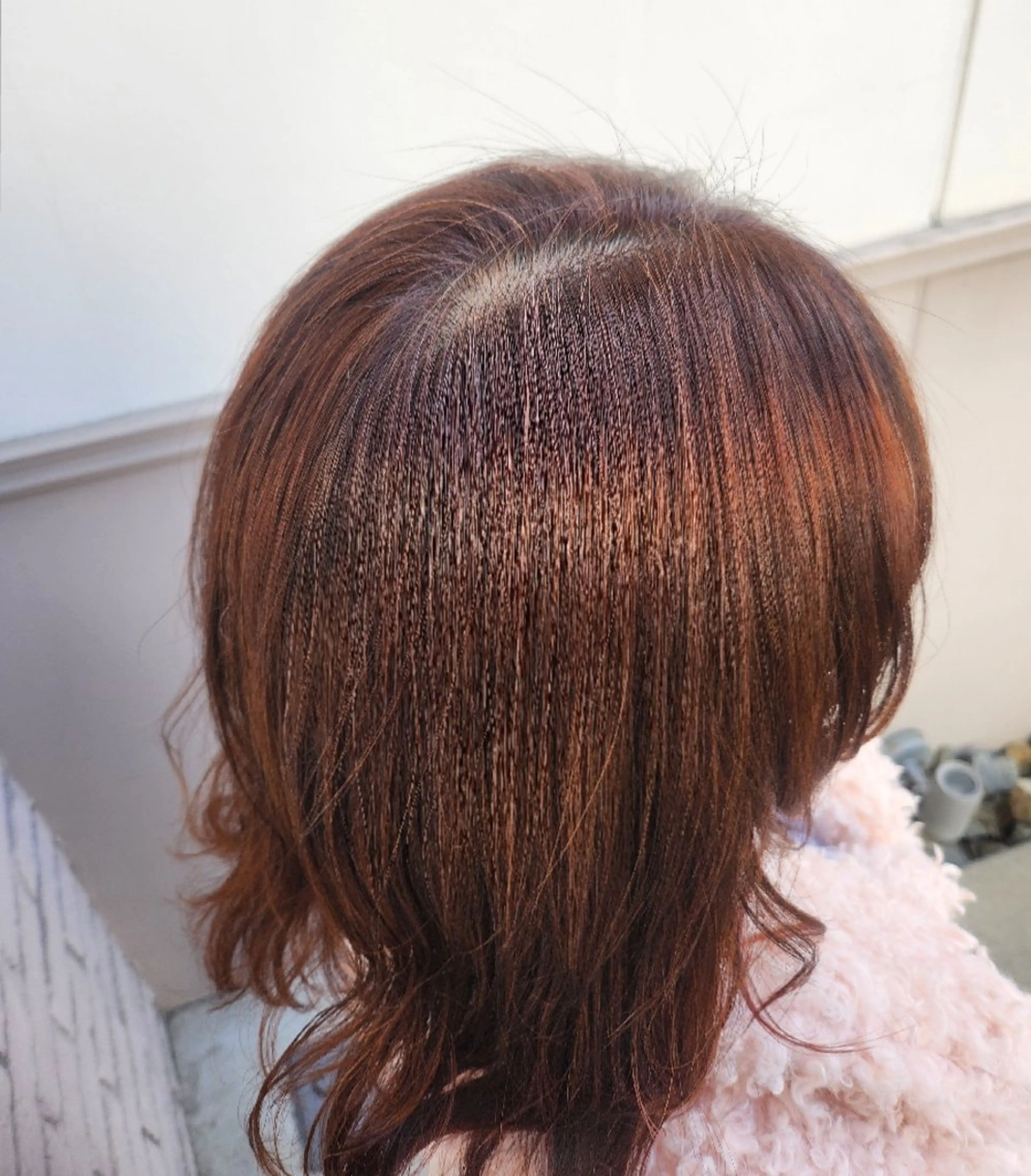 カラー 津波古 杏純のヘアスタイル