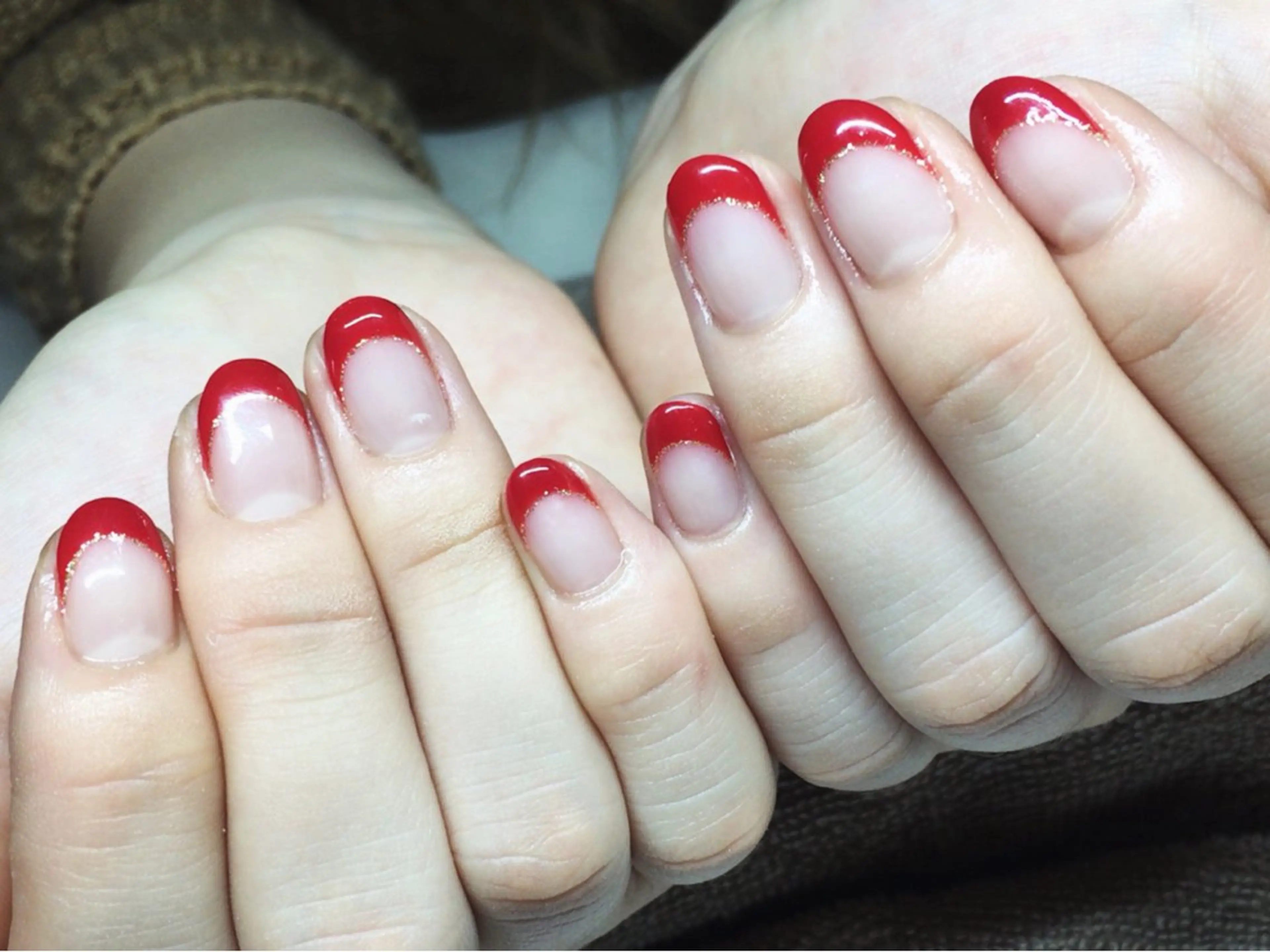 ネイル フレンチネイル nail room aru.のネイルデザイン
