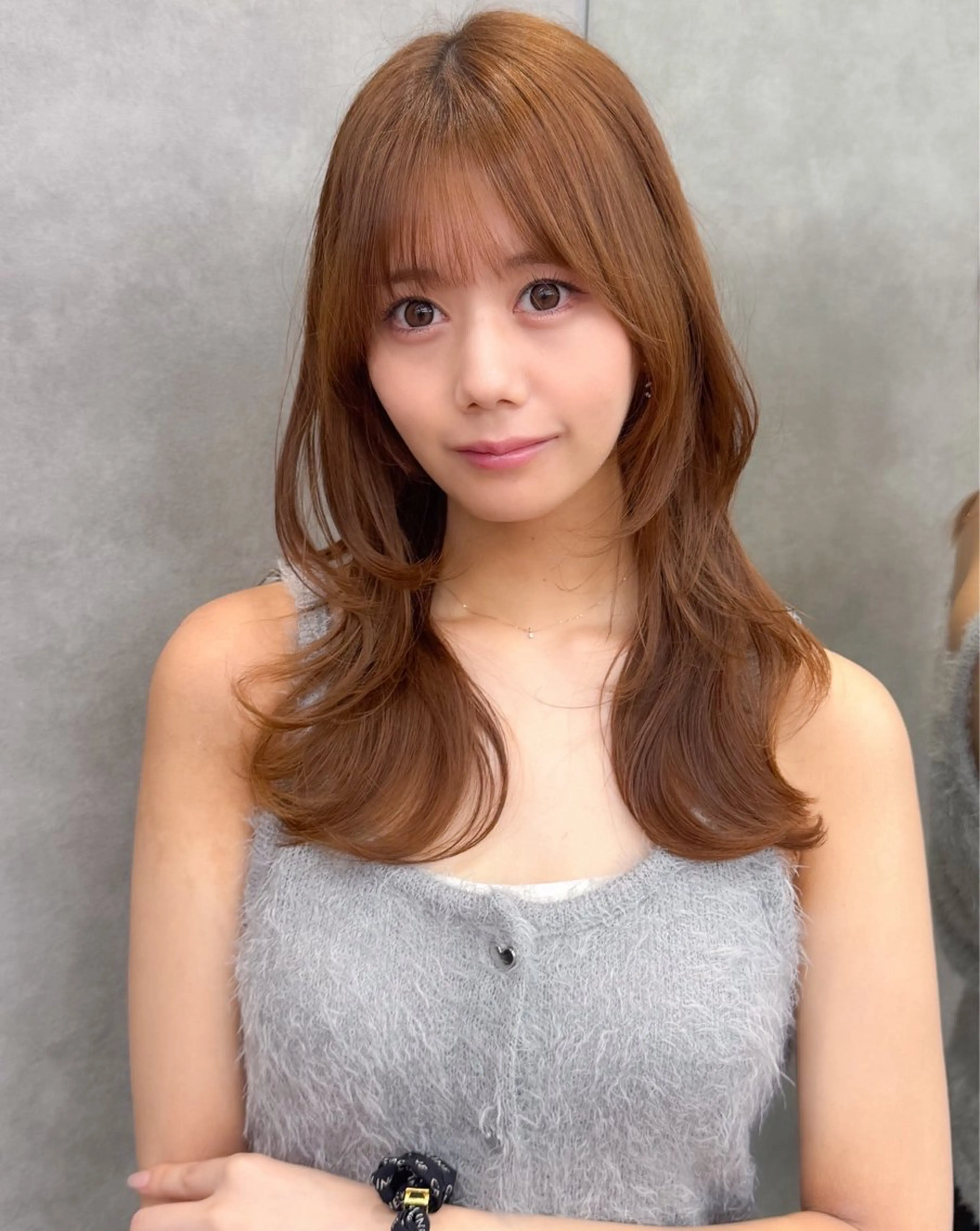 ロング カラー ブリーチ ブリーチなしカラー 髪質改善 韓国風ヘア レイヤーカット カット ヘアカラー トリートメント 🇰🇷韓国レイヤー 錦糸町【北山謙三】のヘアスタイル