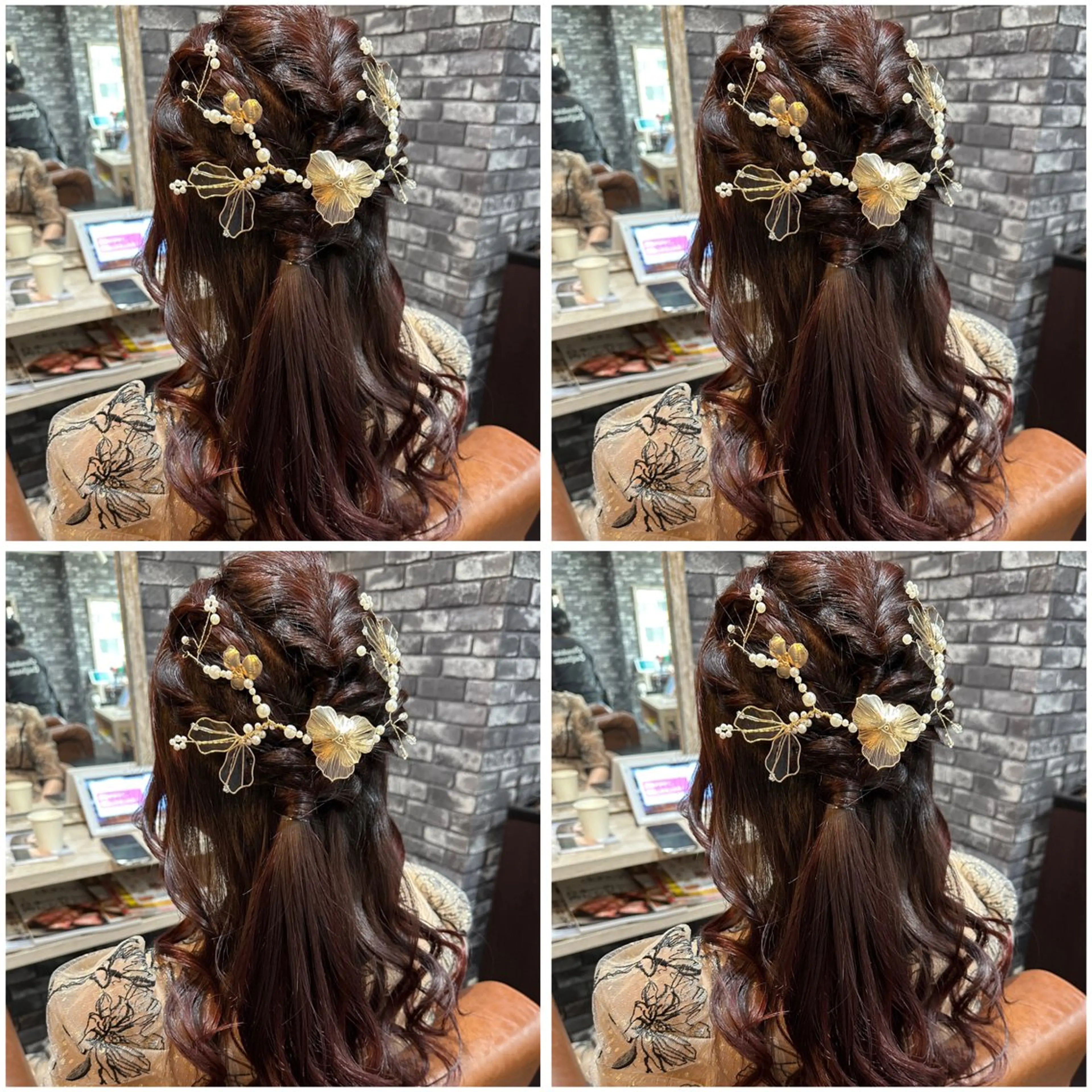 セミロング ヘアアレンジ ヘアセット 🎀推し活ヘアー🎀 Yuuna🐰💖のヘアスタイル