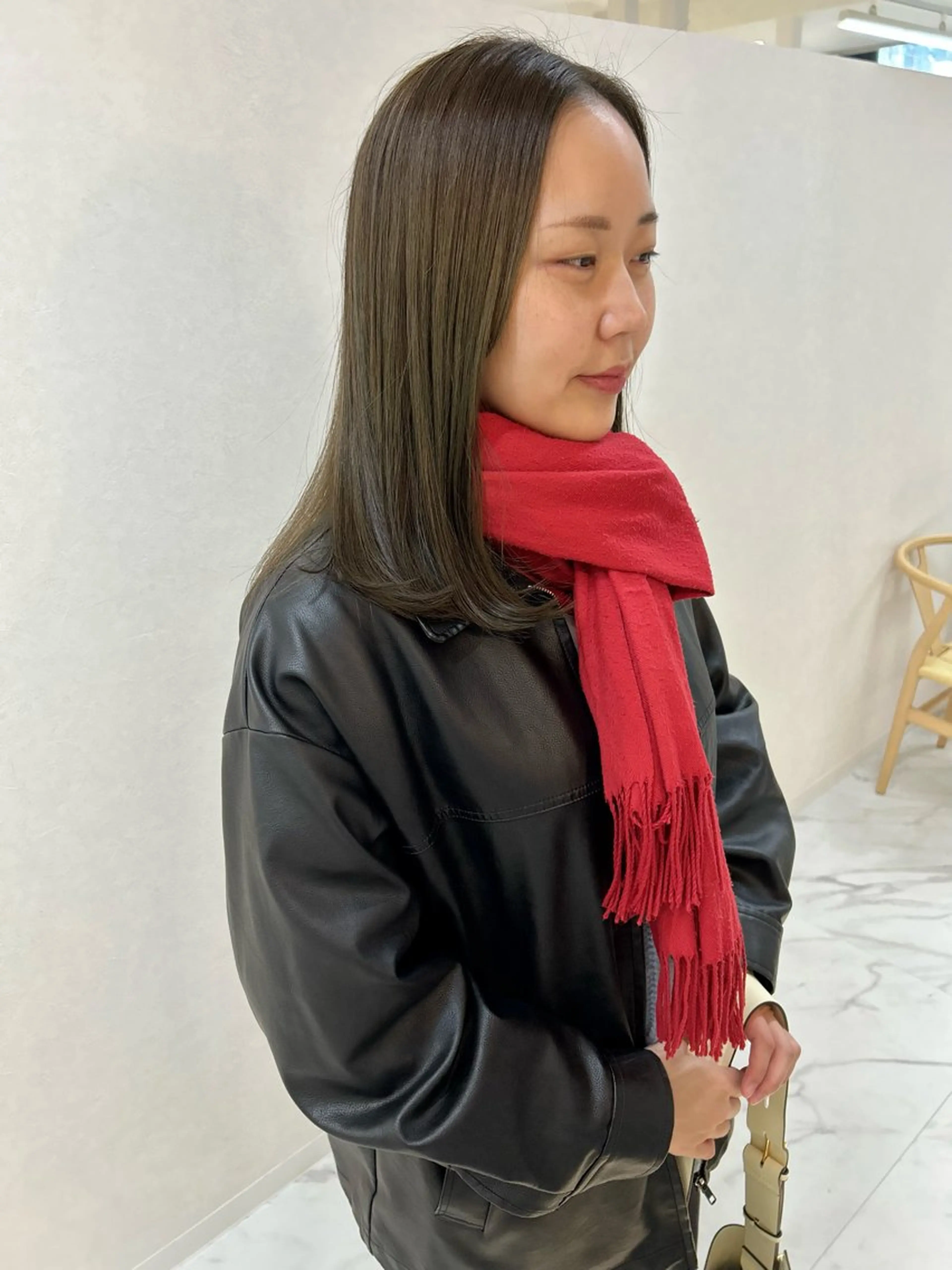 セミロング カラー Saori / さおりのヘアスタイル