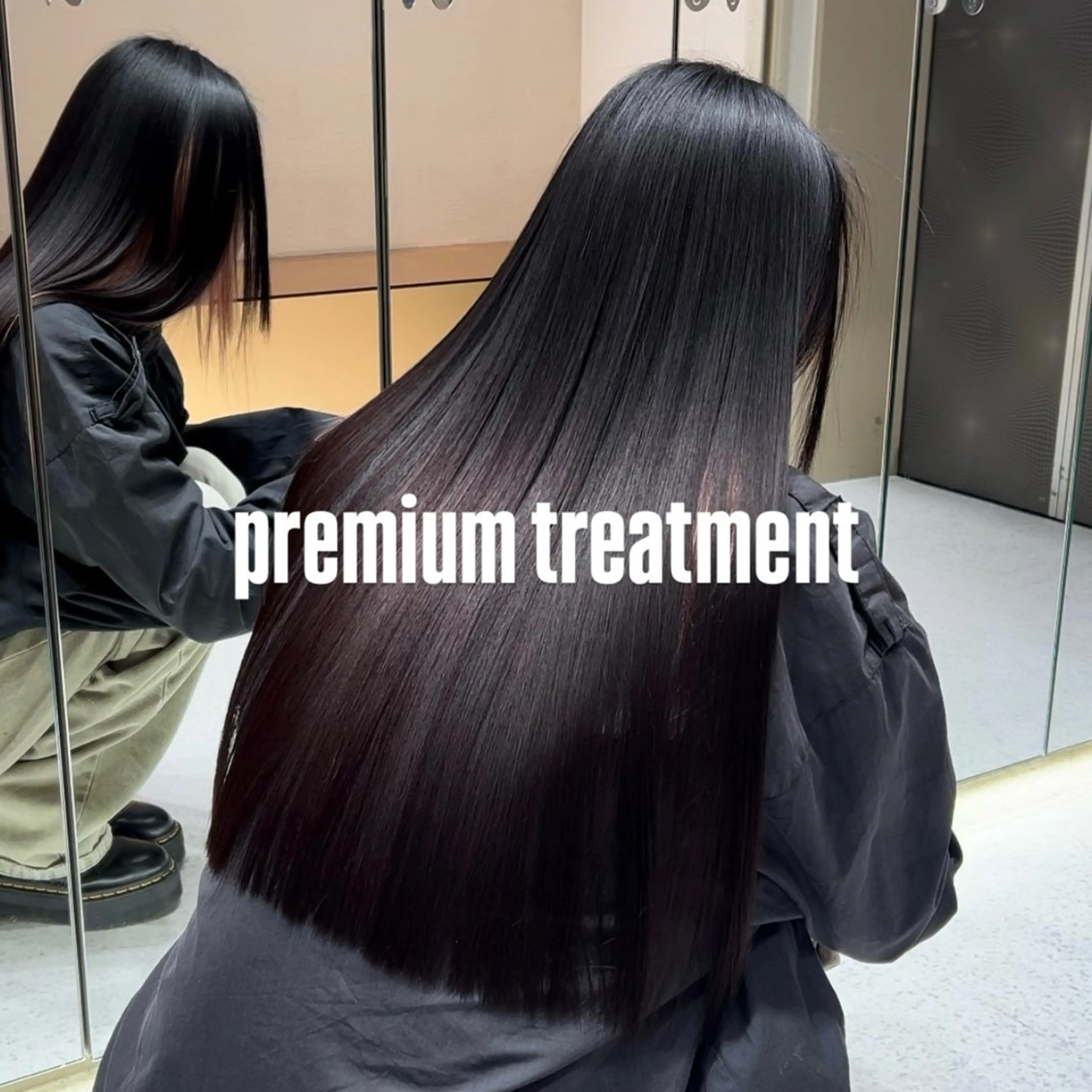 ロング YUIKA☆髪質改善 小顔ｶｯﾄ艶ｶﾗｰのヘアスタイル