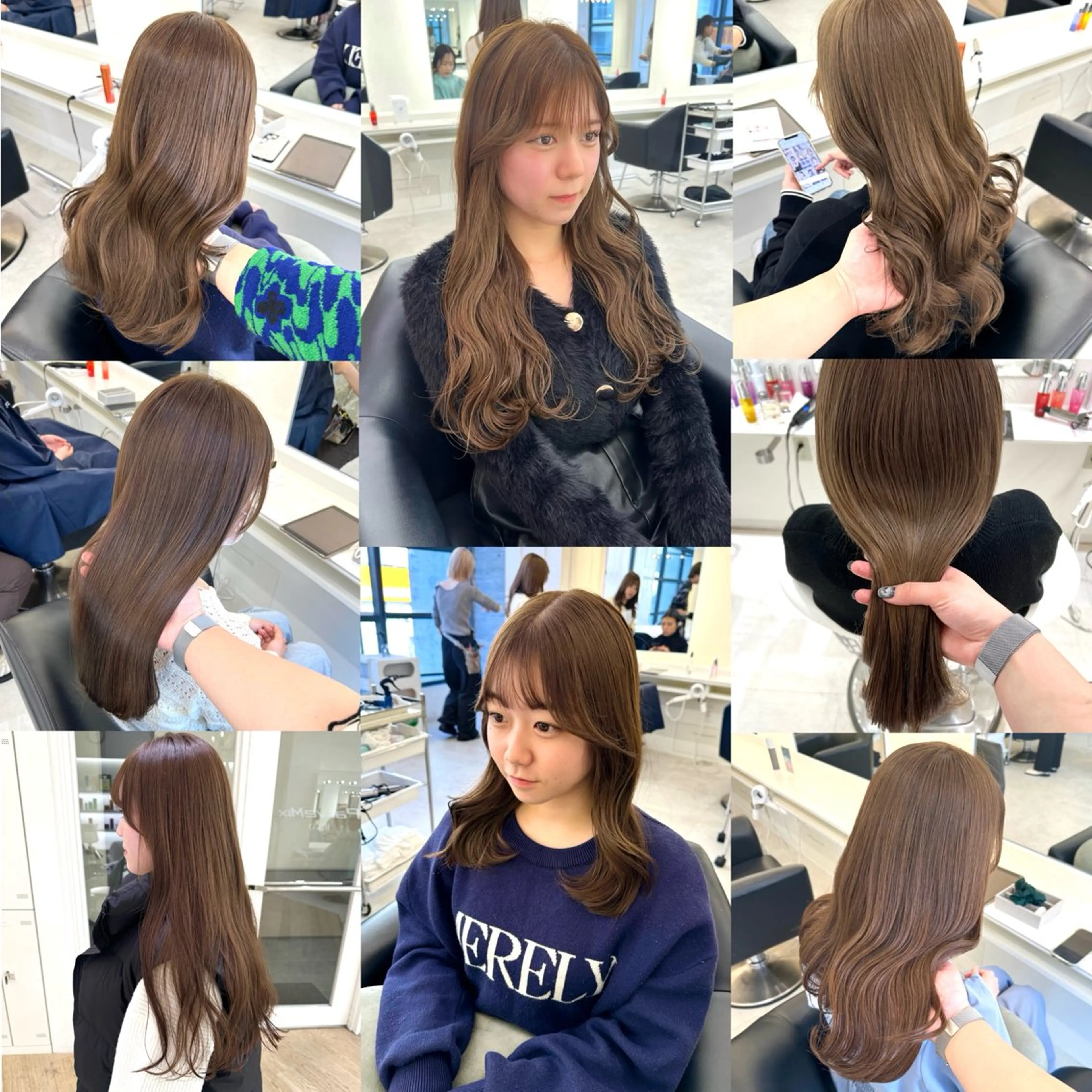 ロング カラー カット ヘアカラー ♡ParveMix NANO♡のヘアスタイル