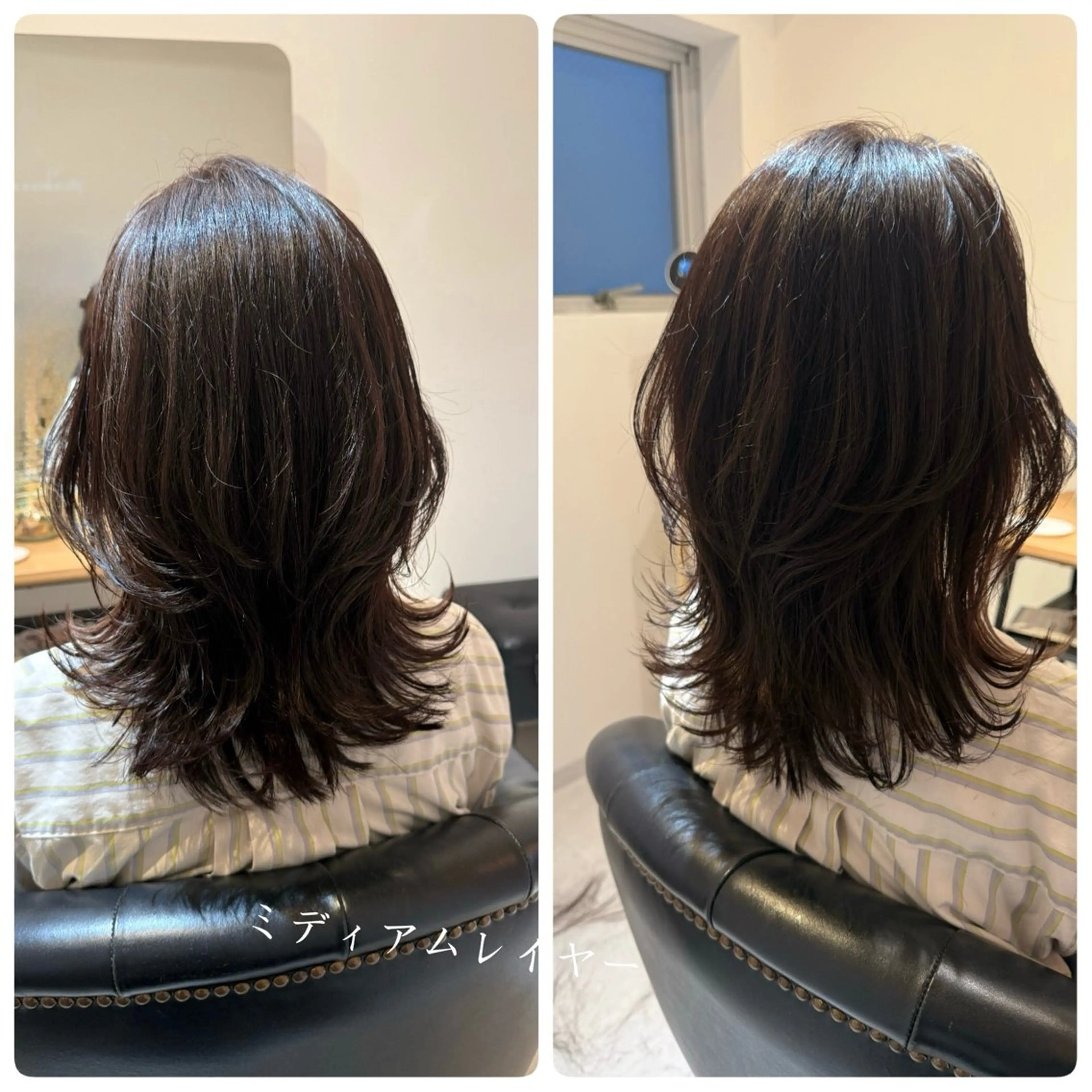 ミディアム 川崎レイヤーカット /江口真正のヘアスタイル