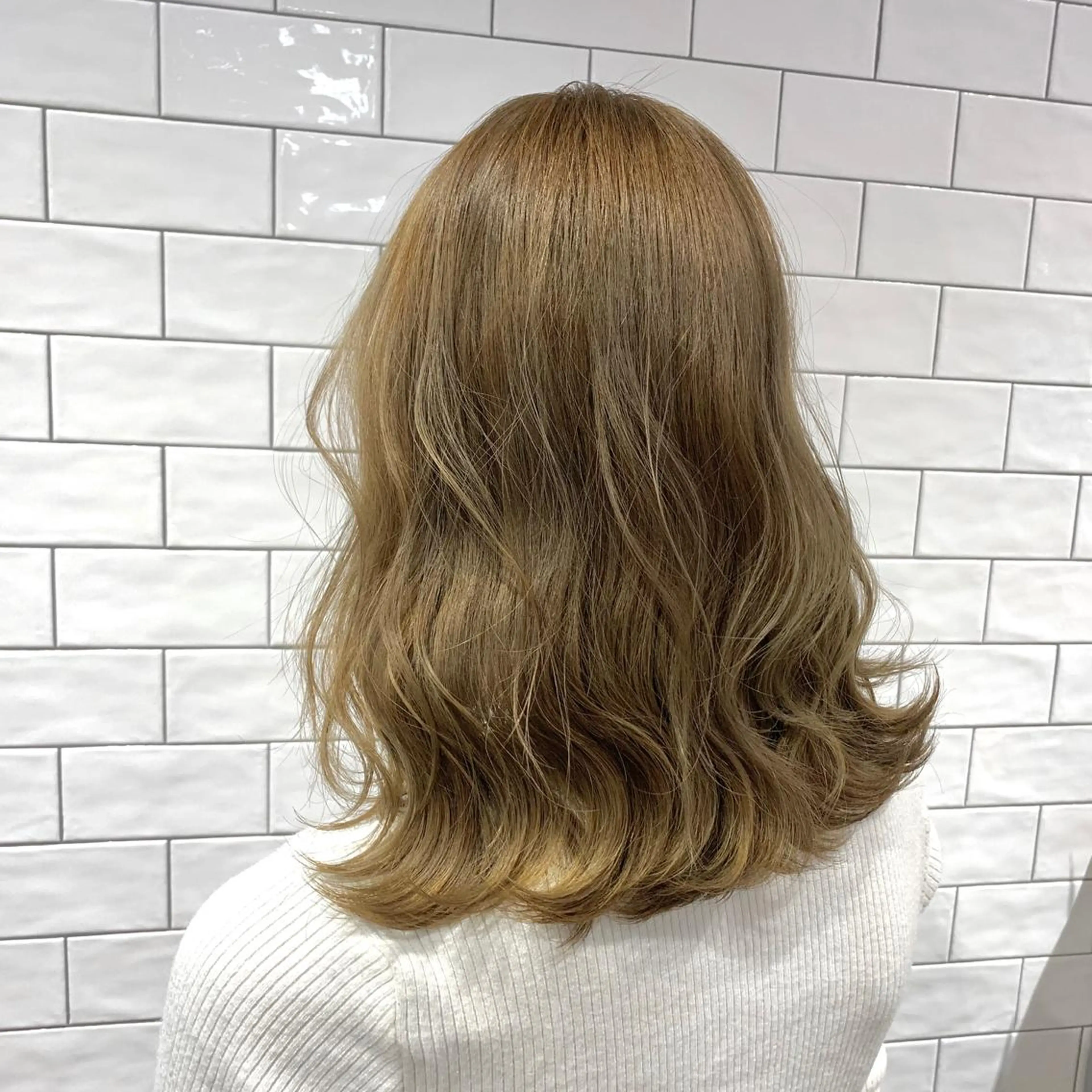 ミディアム カラー ヘアカラー 原山 直人のヘアスタイル