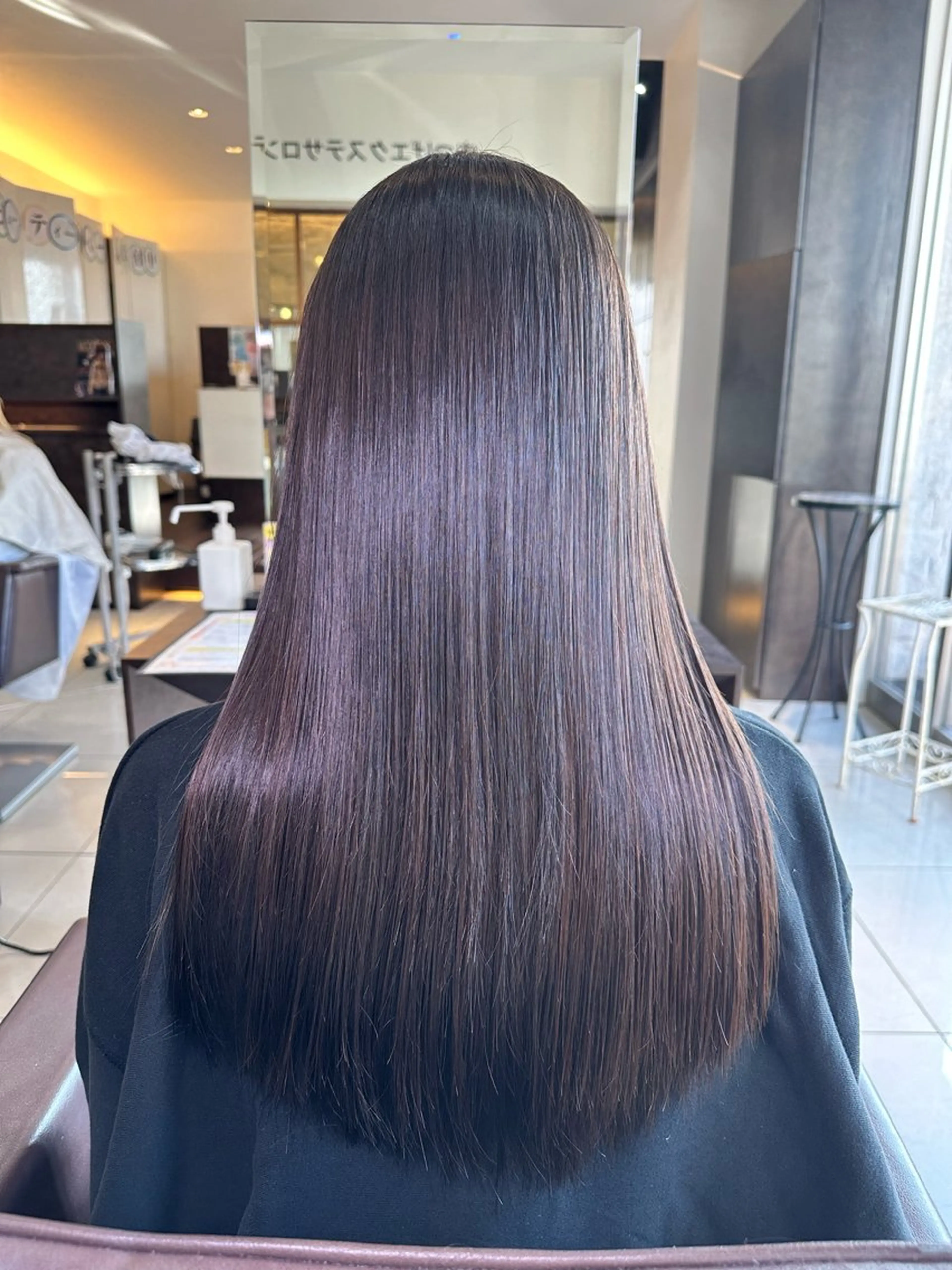 セミロング 🤎韓国ヘア ベージュ まゆか🤎のヘアスタイル