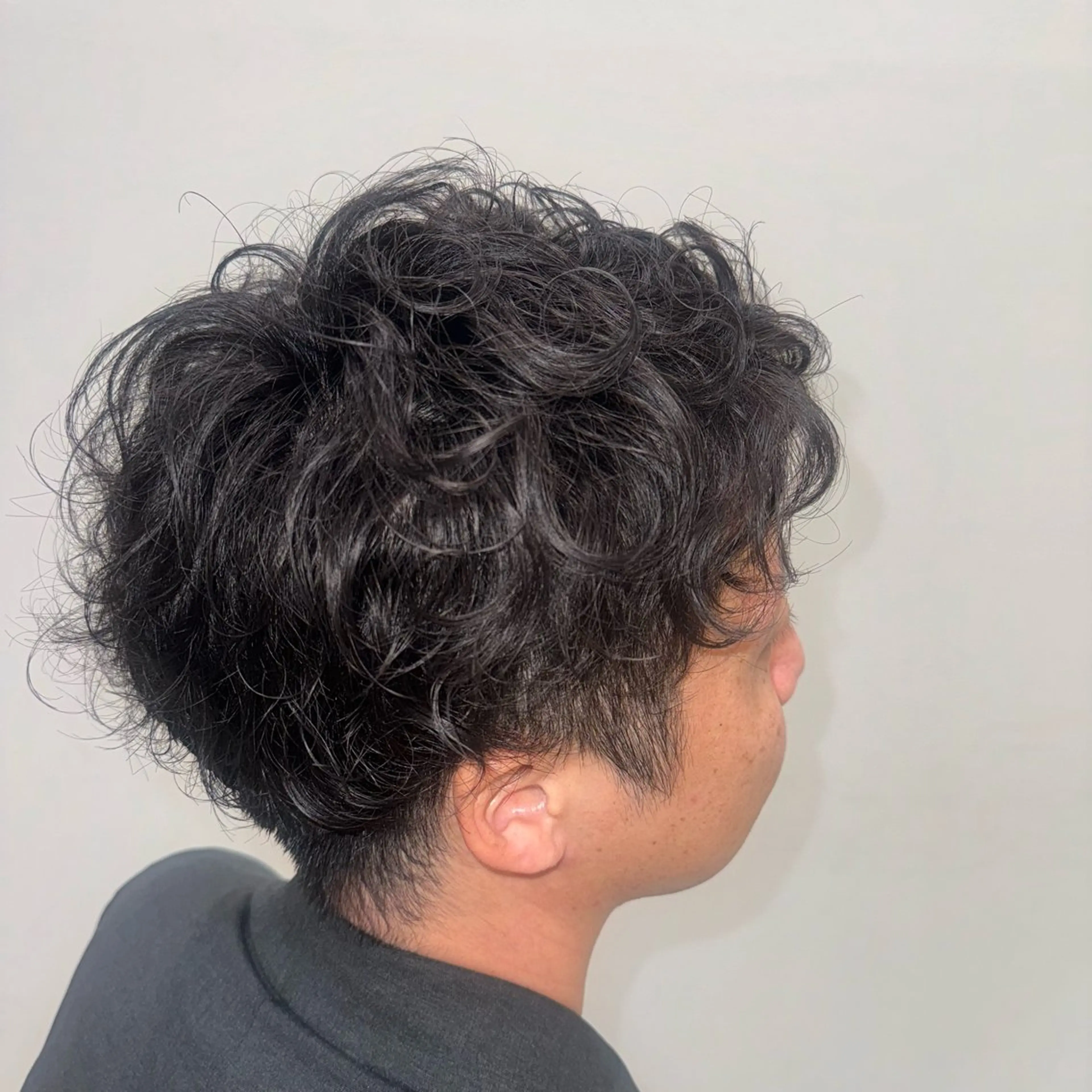 パーマ メンズ パーマ k-two corso所属・パーマモデル募集🌈 森脇帆南のヘアスタイル