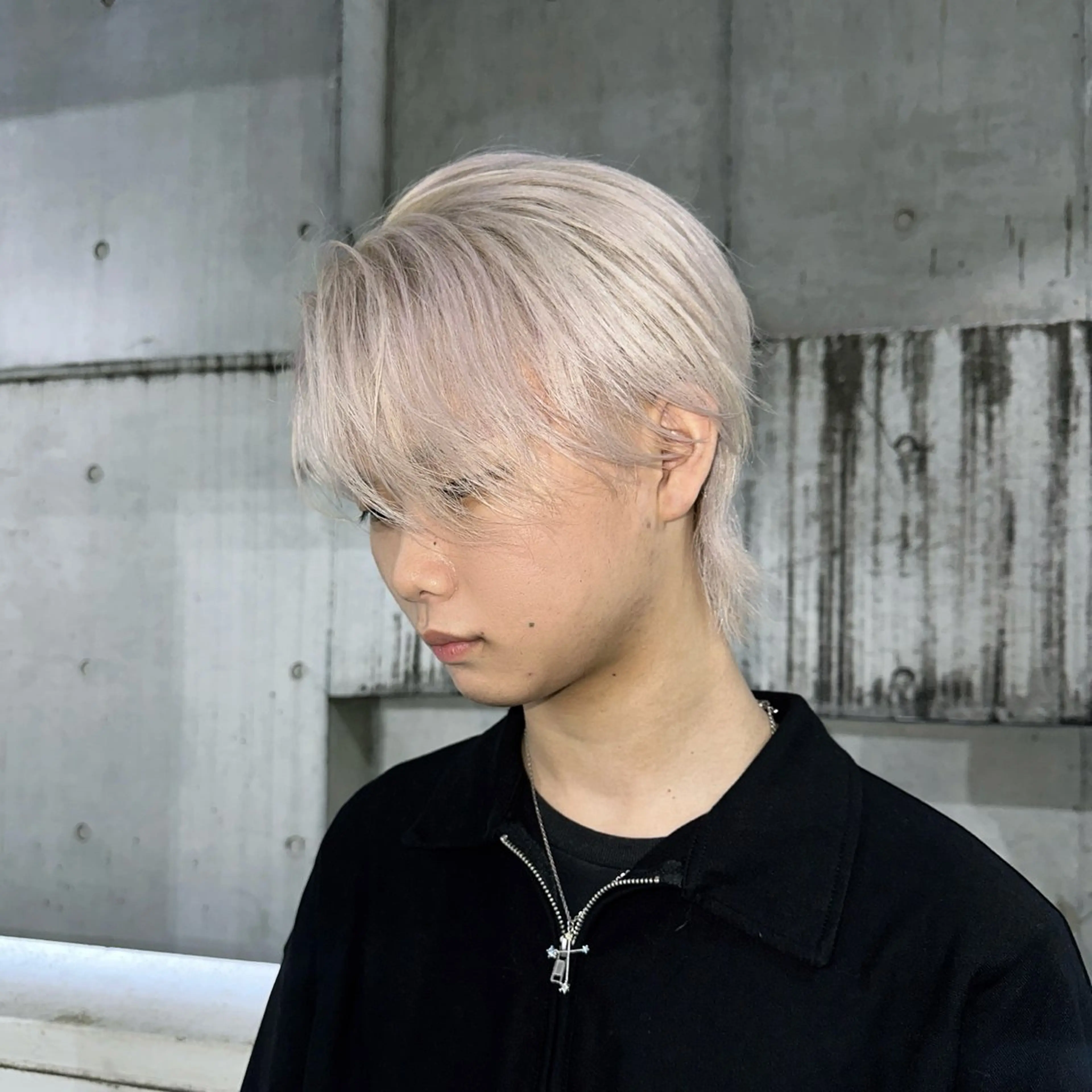 ショート カラー ヘアカラー ハイトーン/ウルフ /エクステ/ましろのヘアスタイル