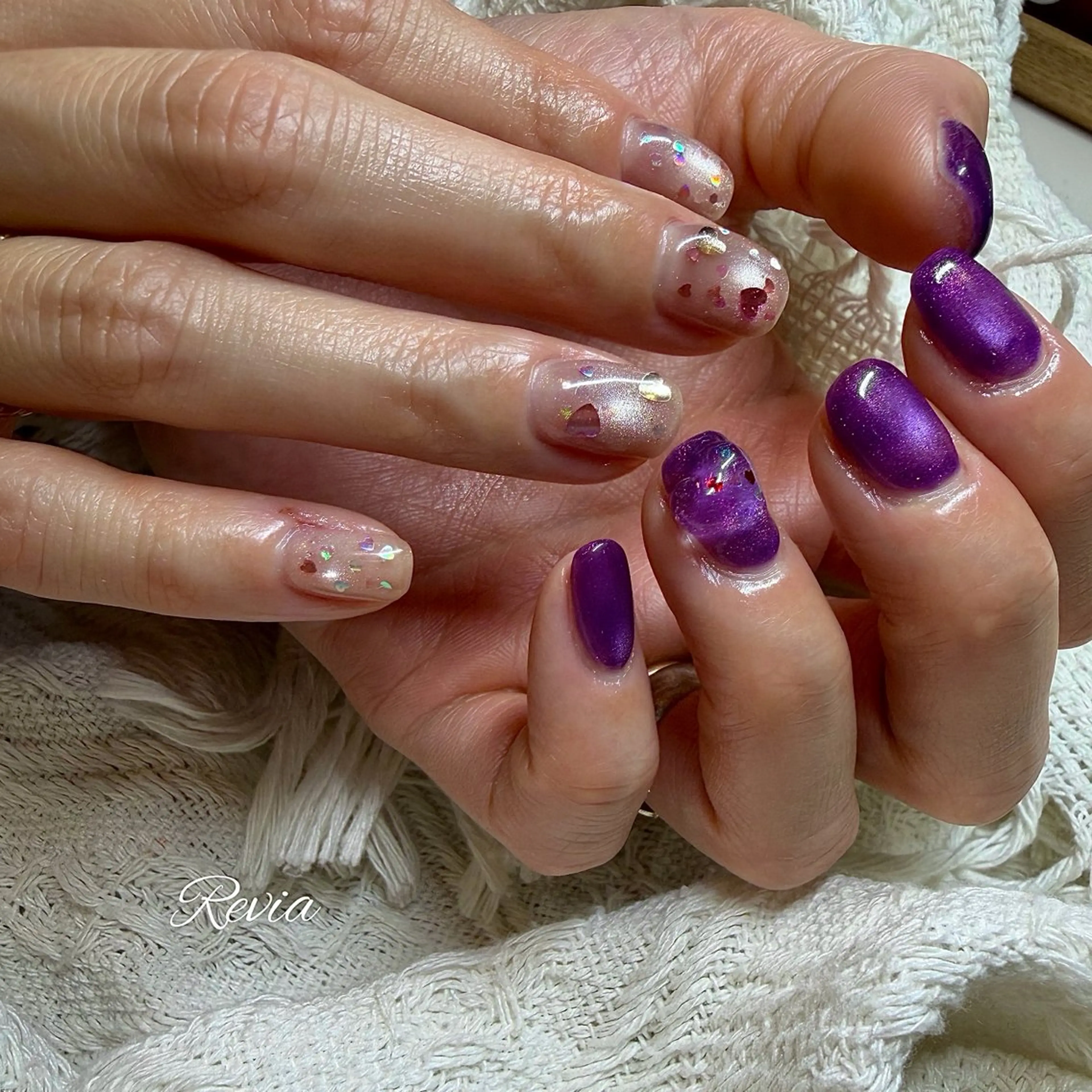 ネイル ハンドネイル revia所属・ERI Nailistのネイルデザイン