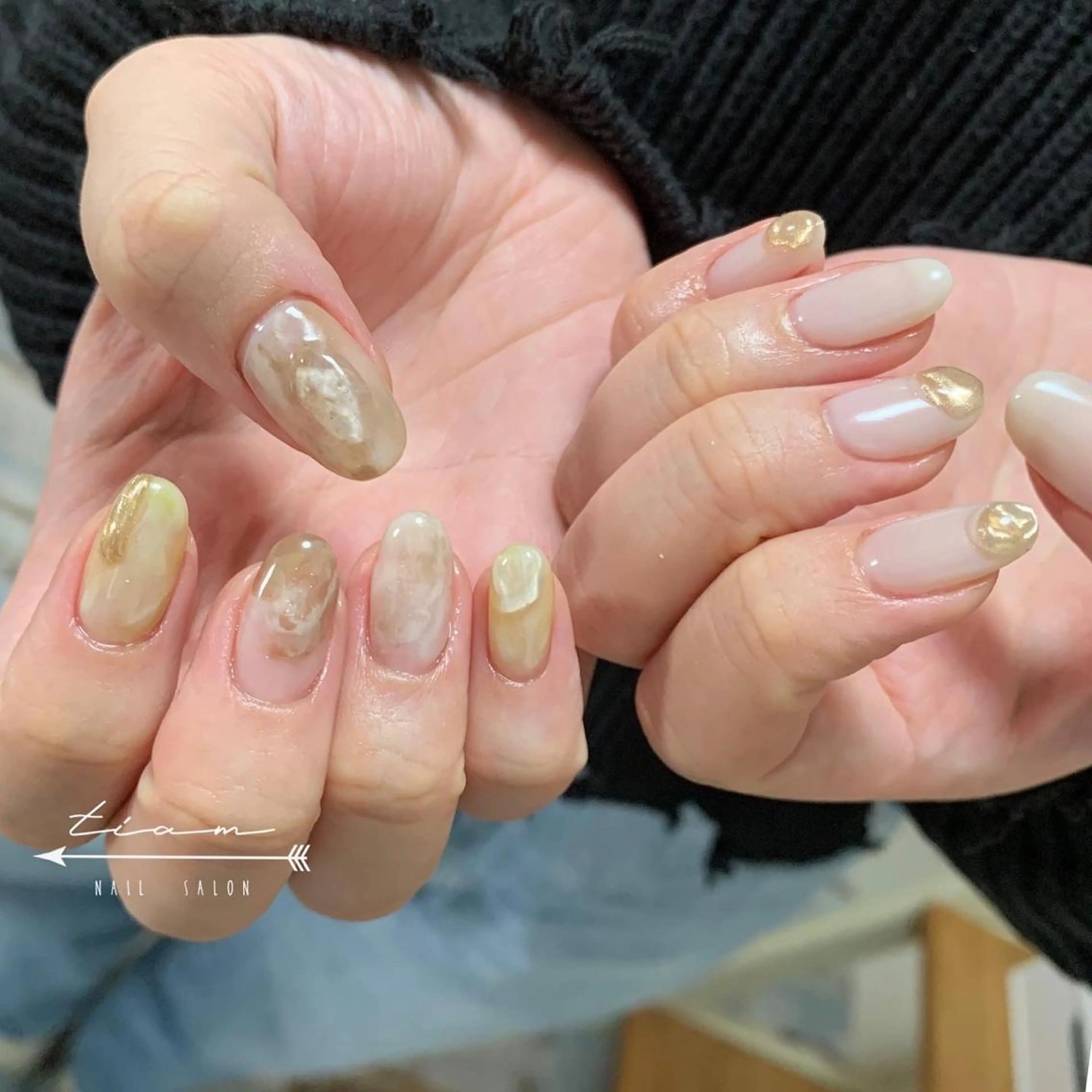 ネイル 𝑡𝑖𝑎𝑚𓂃 きむらゆきののネイルデザイン