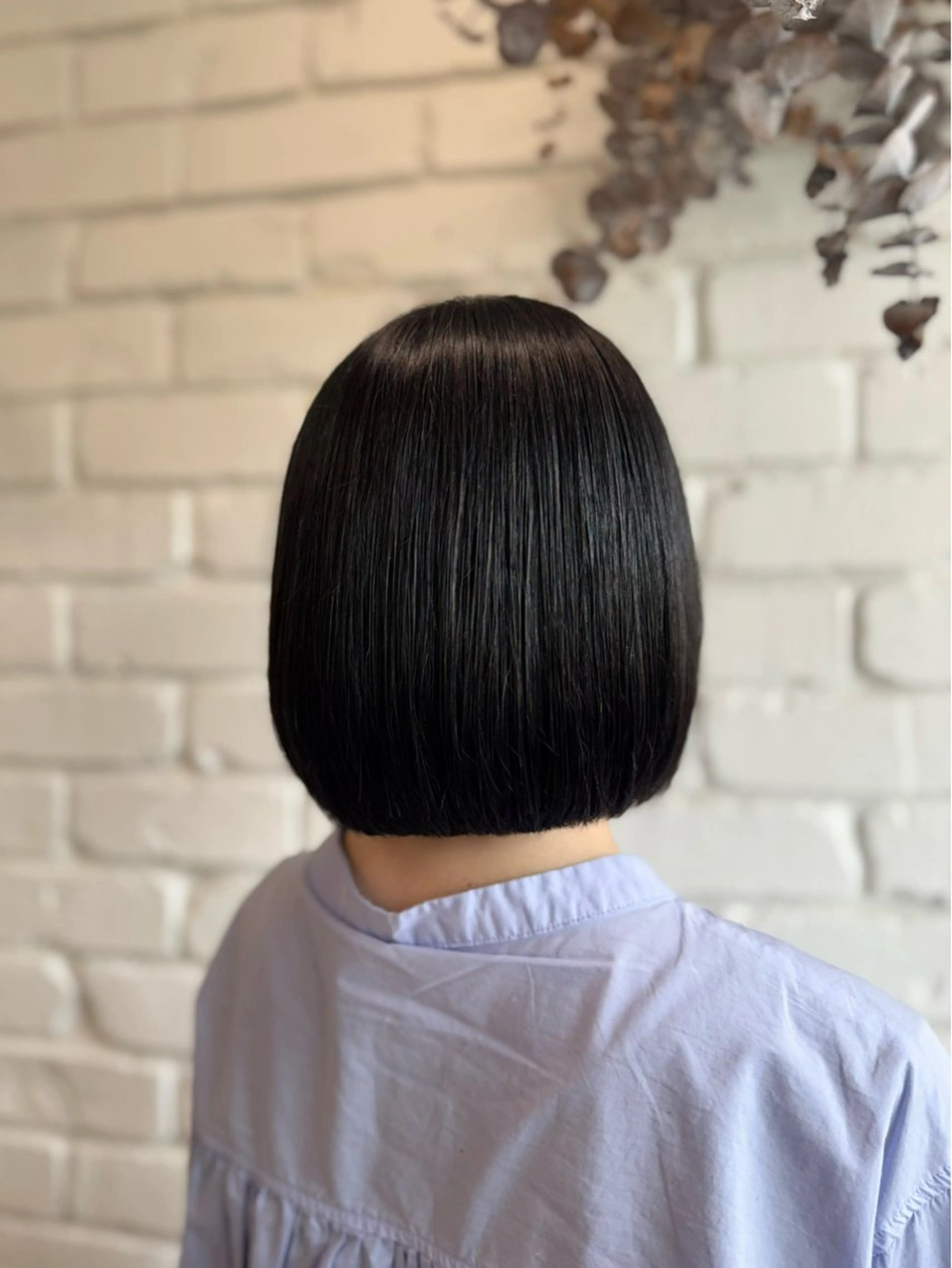 切りっぱなしカット➕髪質改善トリートメント🩶の写真