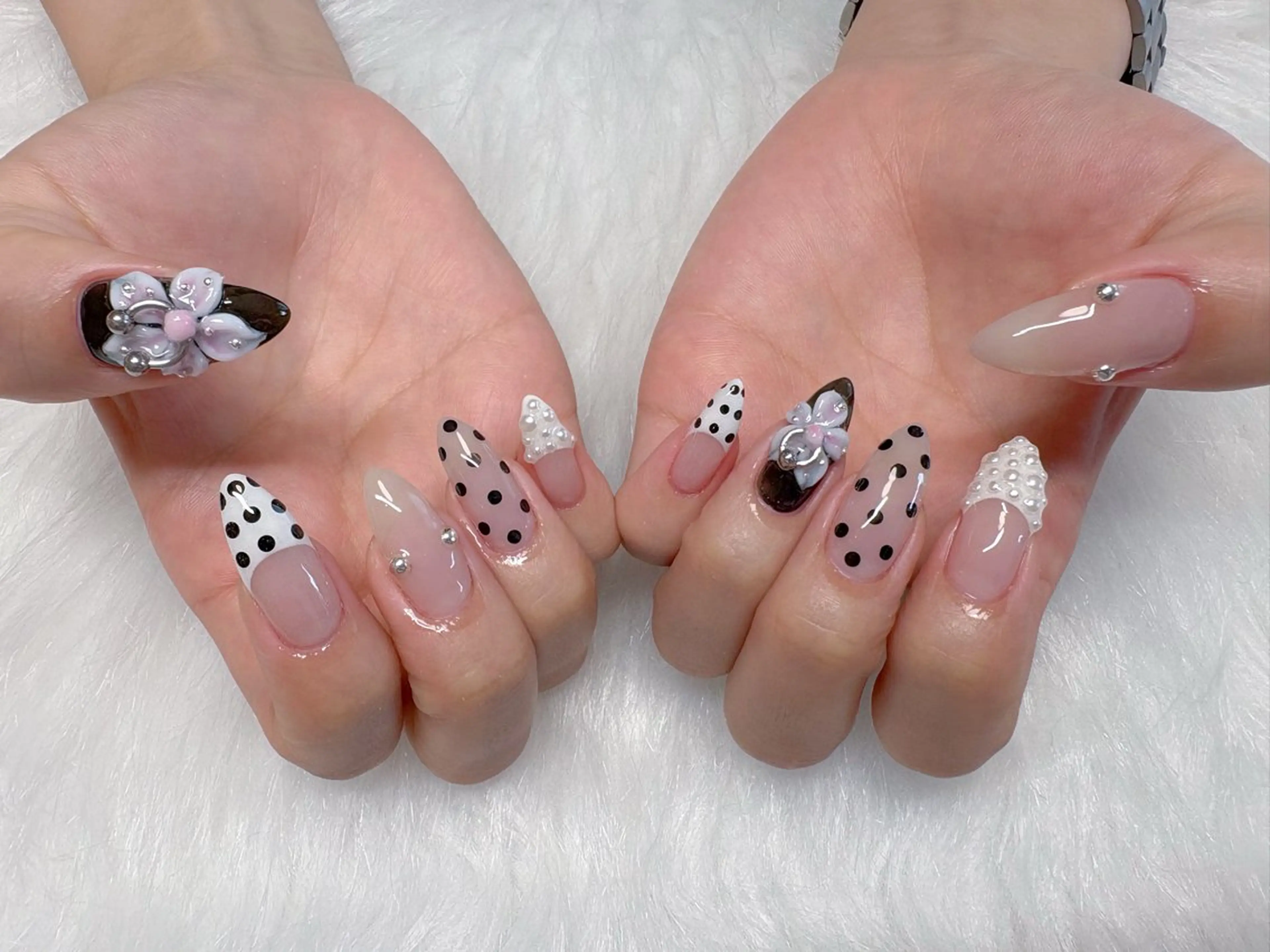 ネイル フラワーネイル ハンドネイル エン Nail salonのネイルデザイン