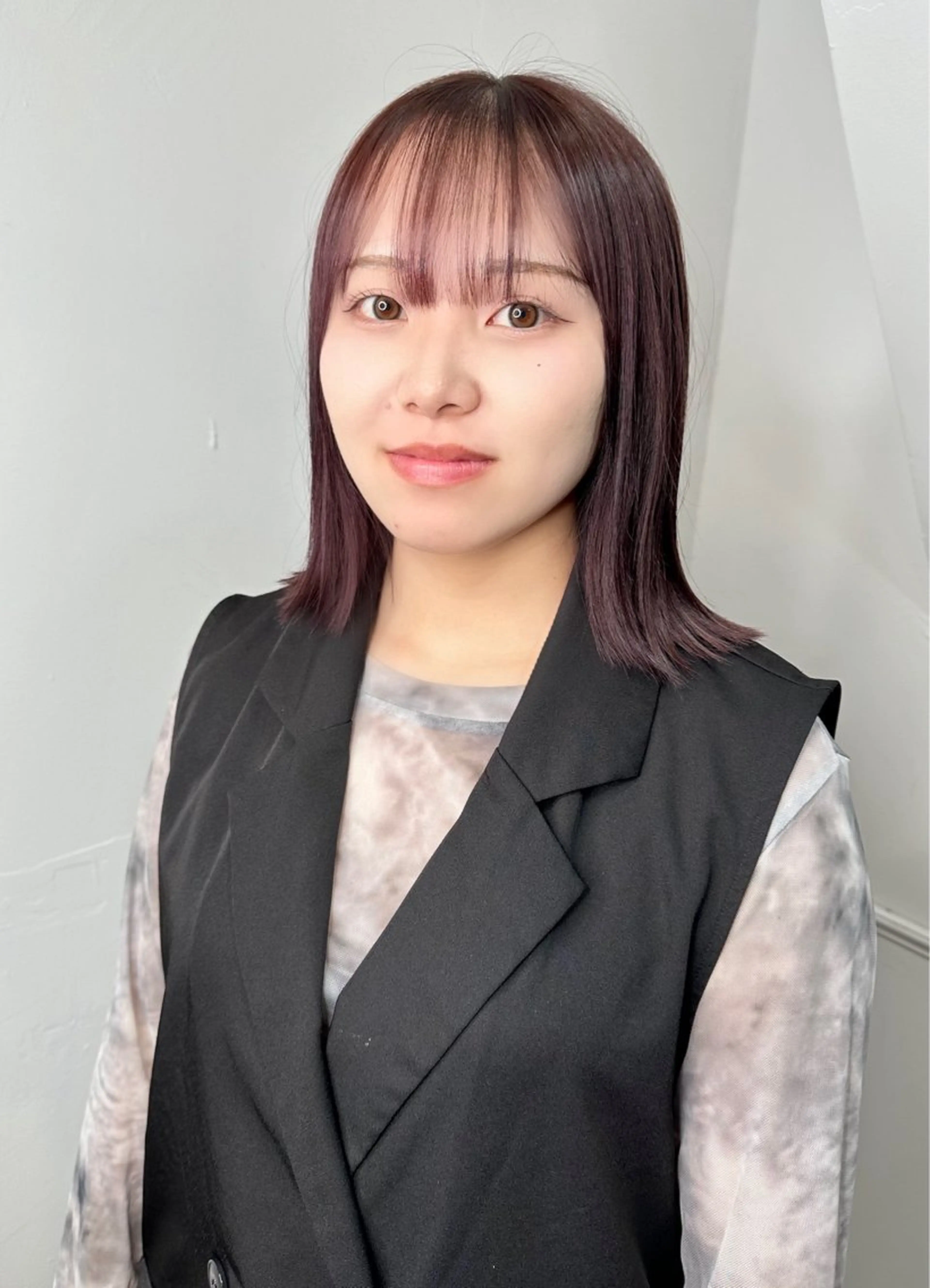 カラー ヘアカラー トリートメント 艶髪カラー/レイヤ ー支持No.1renのヘアスタイル