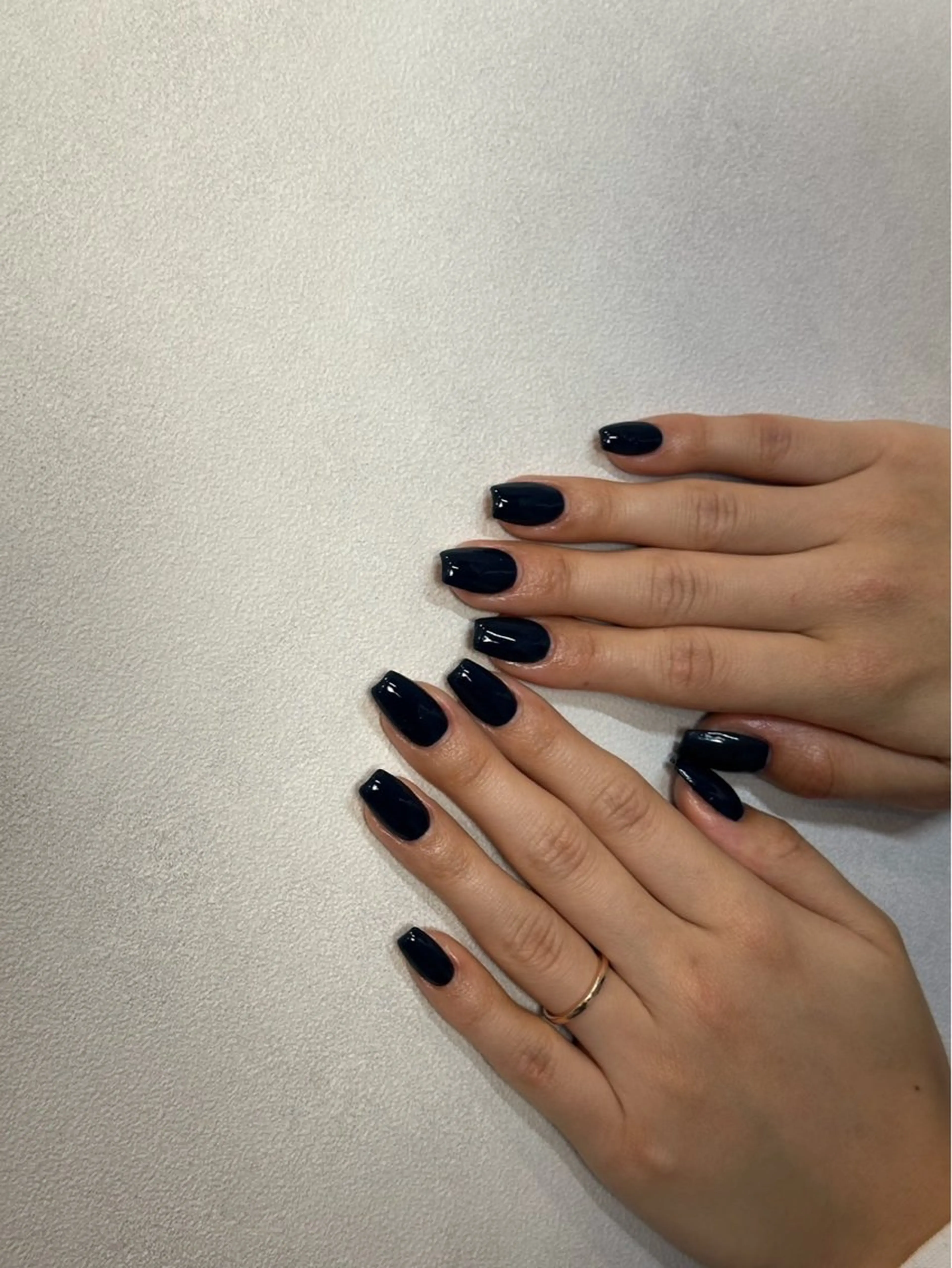 ネイル ネイビー ワンカラーネイル nailsalon Na.のネイルデザイン