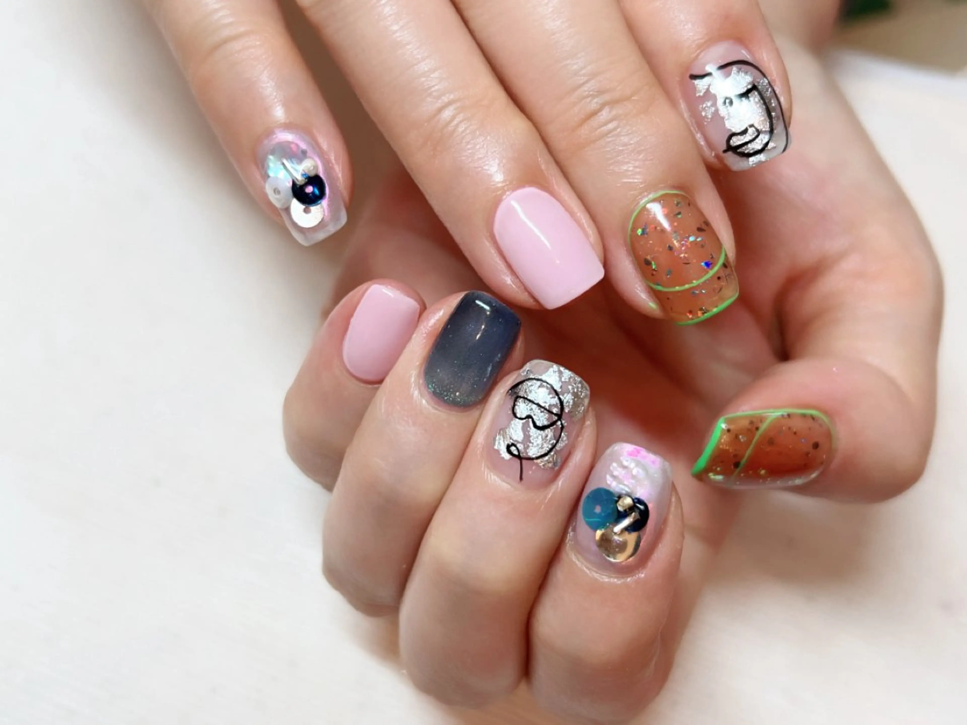 ネイル アートネイル ハンドネイル atelier la vita所属・lavita. mimuraのネイルデザイン