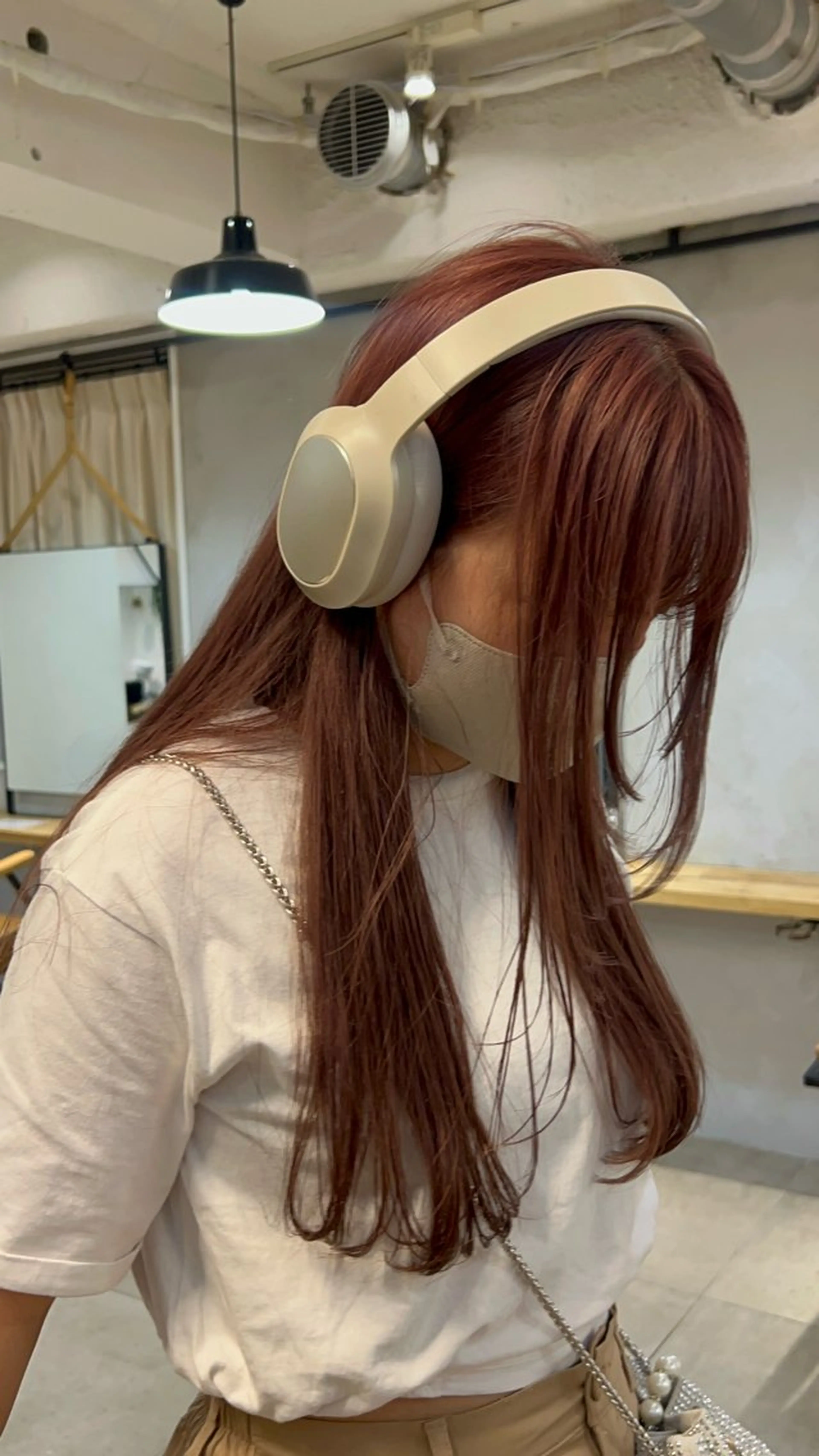 セミロング カラー じゅわっと暖色カラー 🍊Moemiのヘアスタイル