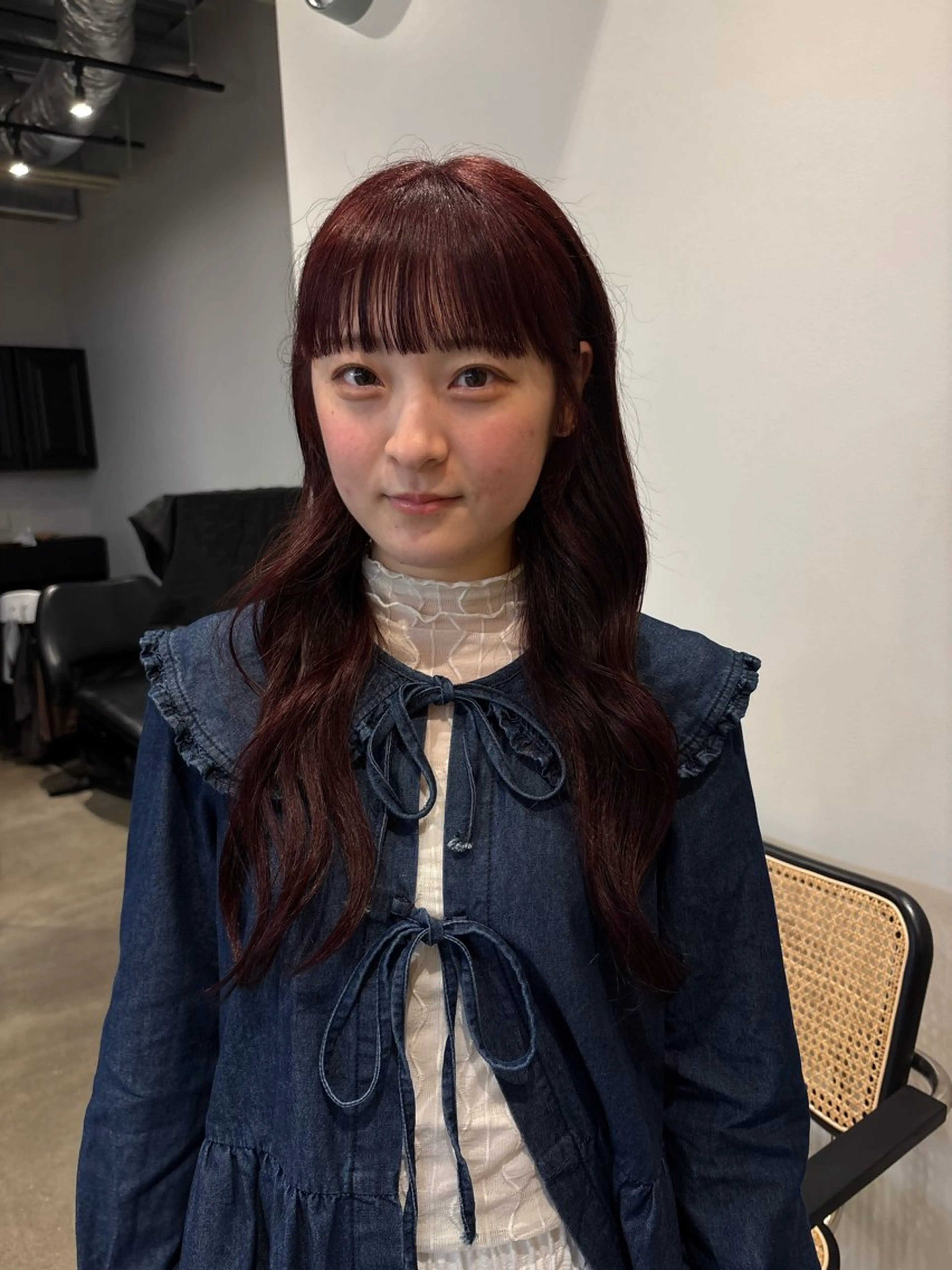 ロング ヘアカラー 🎀RAMU🎀 暖色カラー/透明感のヘアスタイル