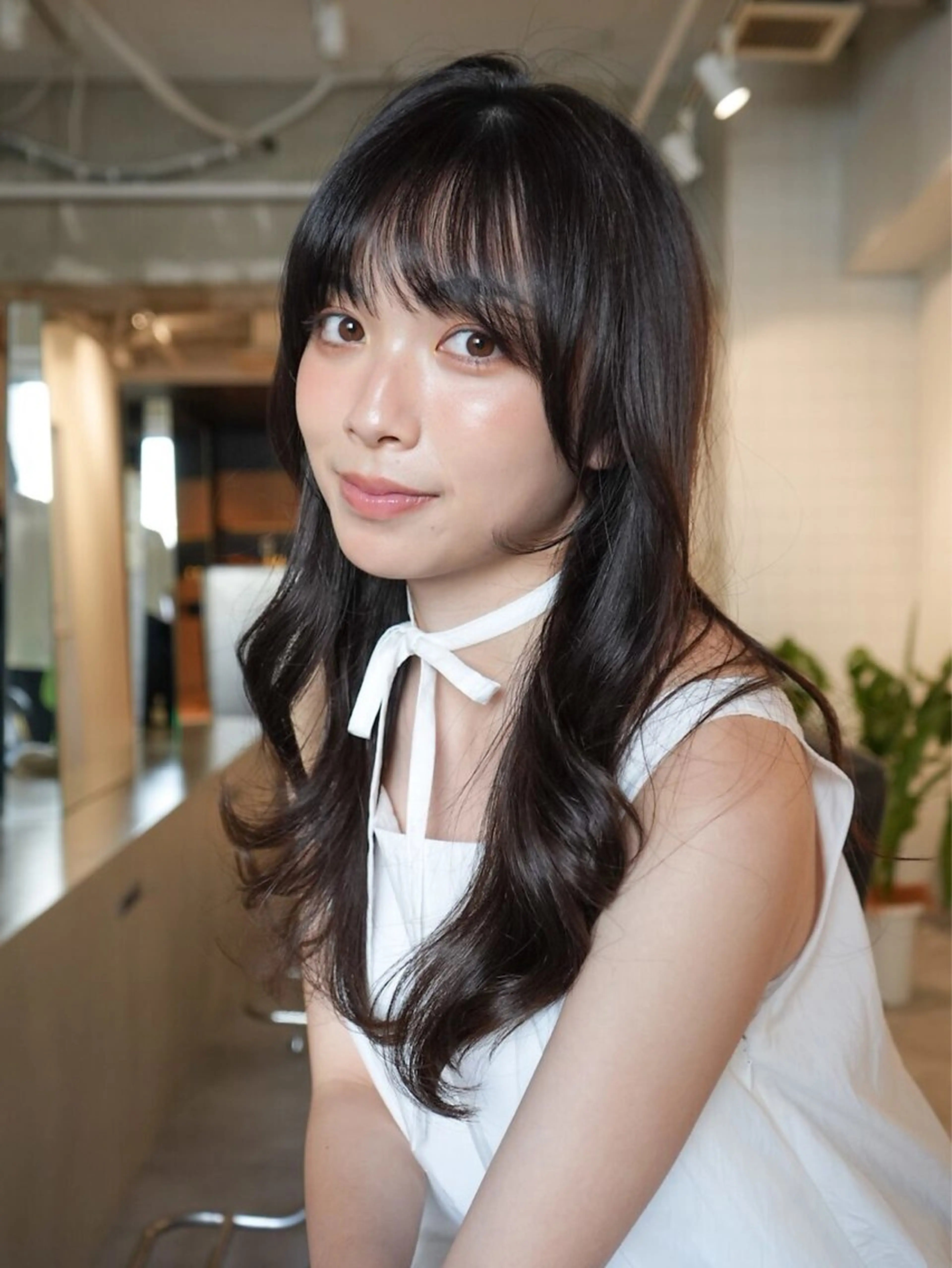 ロング カラー カット ヘアカラー トリートメント ツイスパ/波巻き 鈴木教介👯‍♀️のヘアスタイル