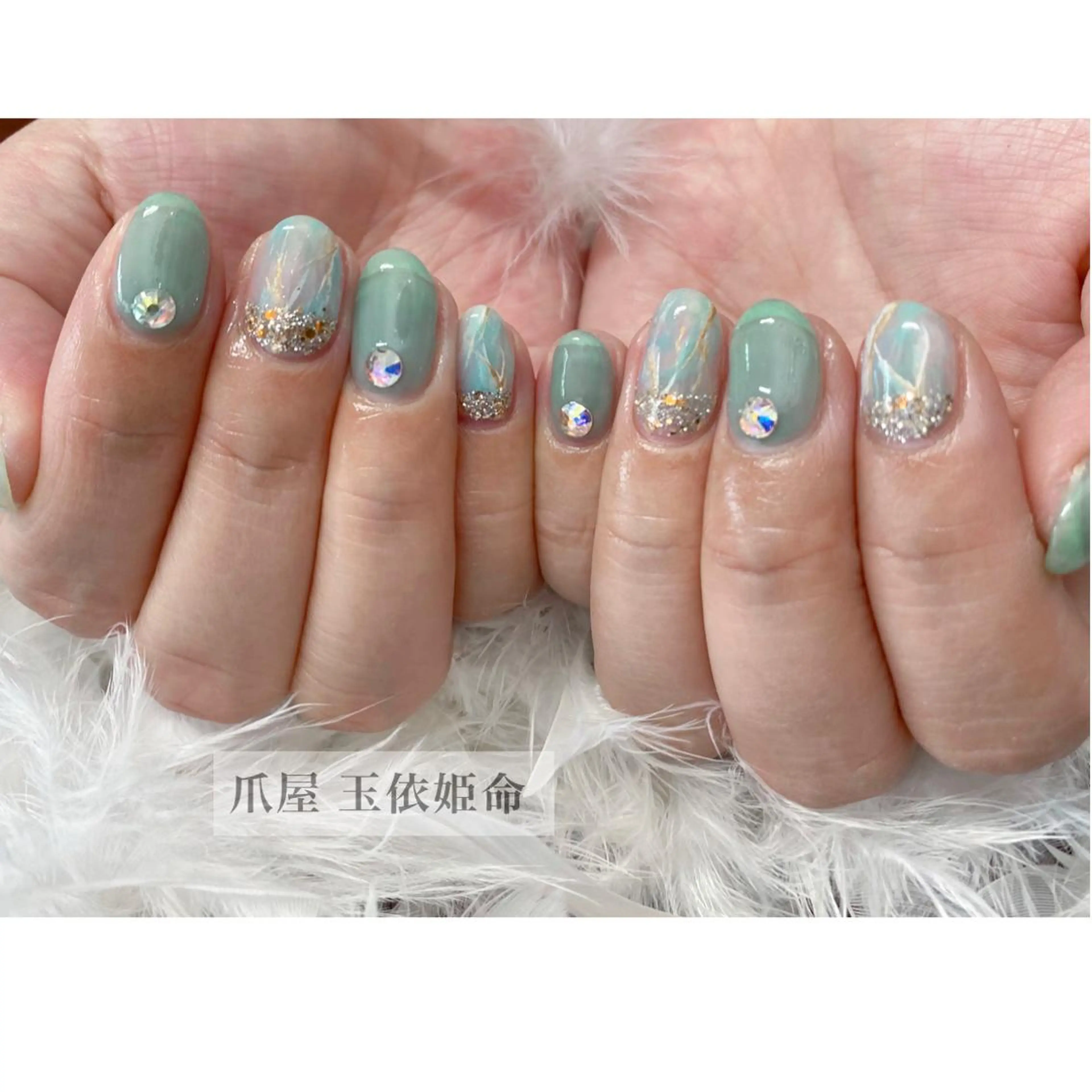 ネイル 爪屋 玉依姫命のネイルデザイン