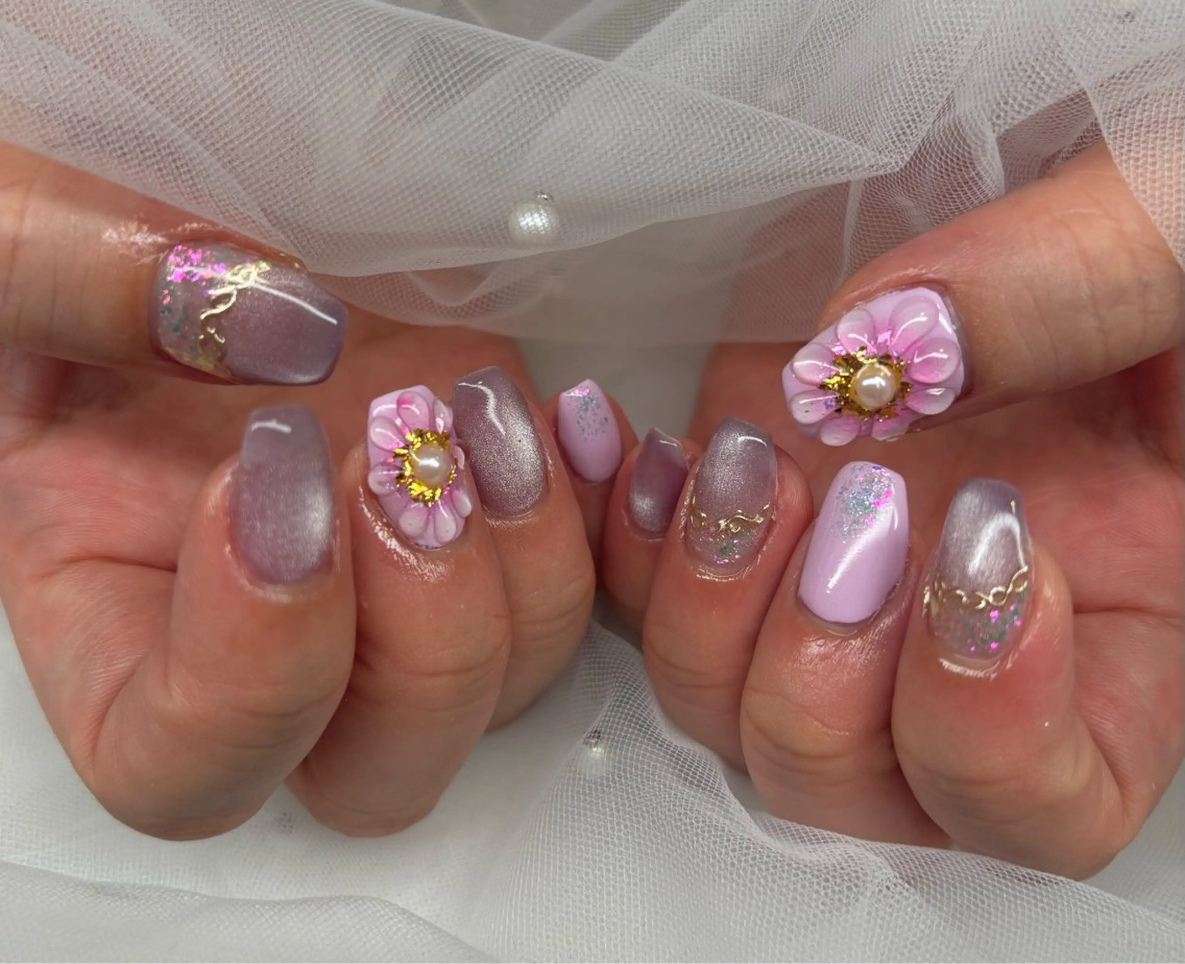 ネイル ぷっくりネイル ハンドネイル NAILSALON ViViのネイルデザイン