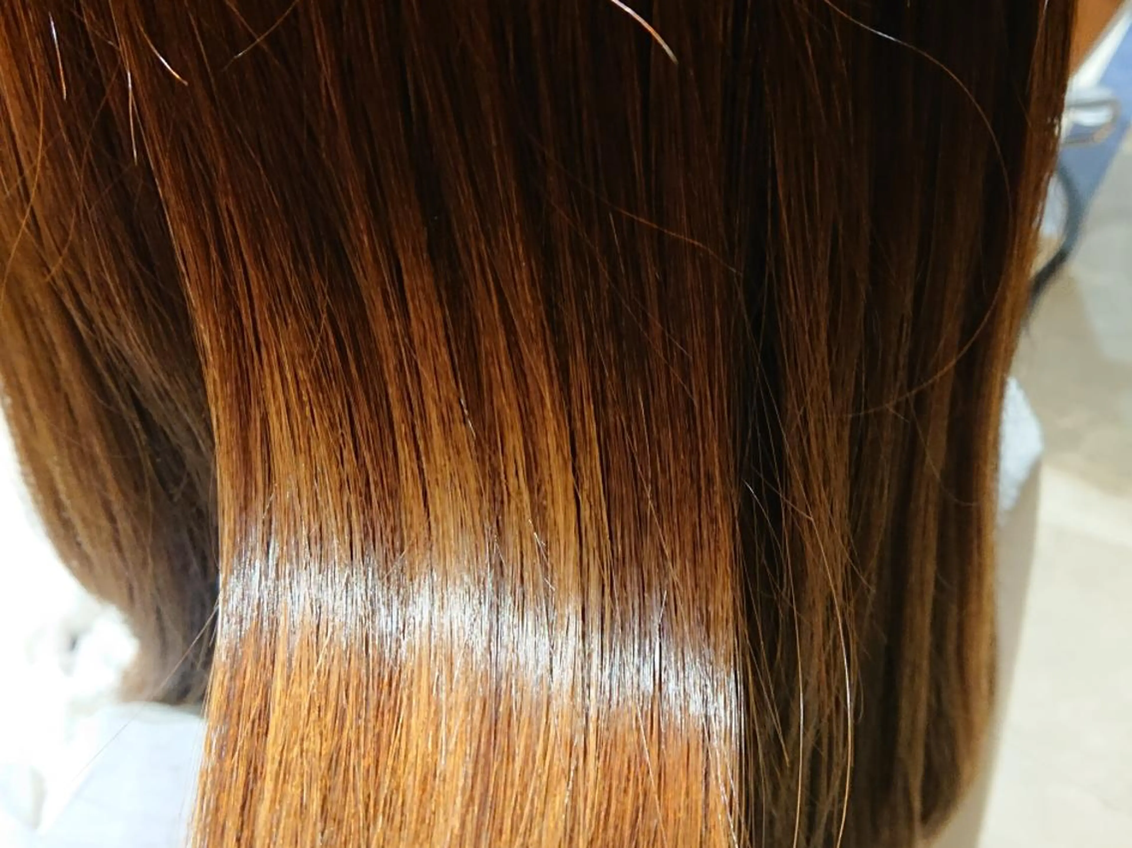 ロング カット ヘアカラー トリートメント alushe 岡 陽子のヘアスタイル