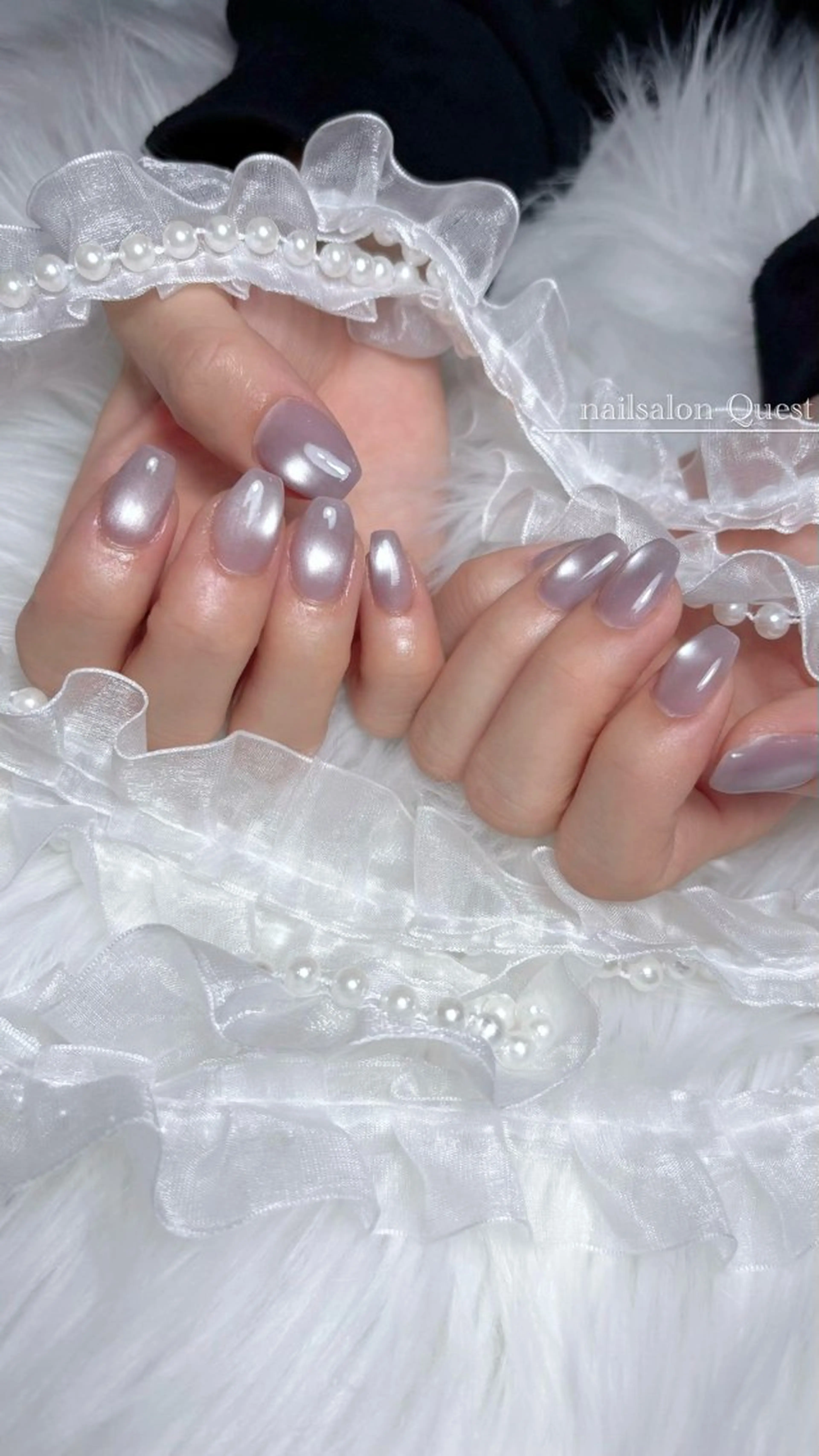 ネイル マグネットネイル シンプルネイル ハンドネイル nailsalon Questのネイルデザイン