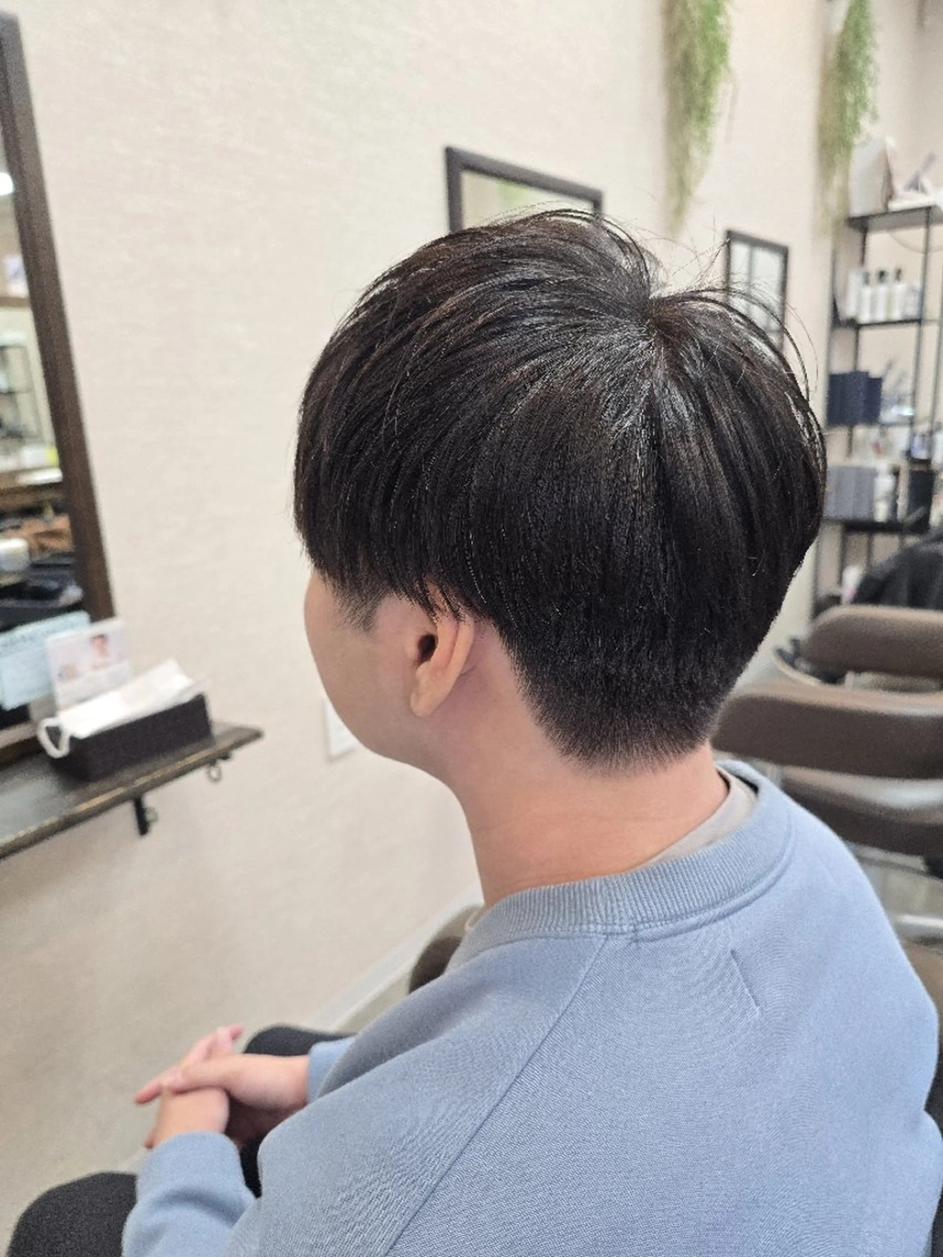 🫧メンズカット+トリートメント+シャンプーブロー 髪に優しいケア付き基本セット。🫧の写真