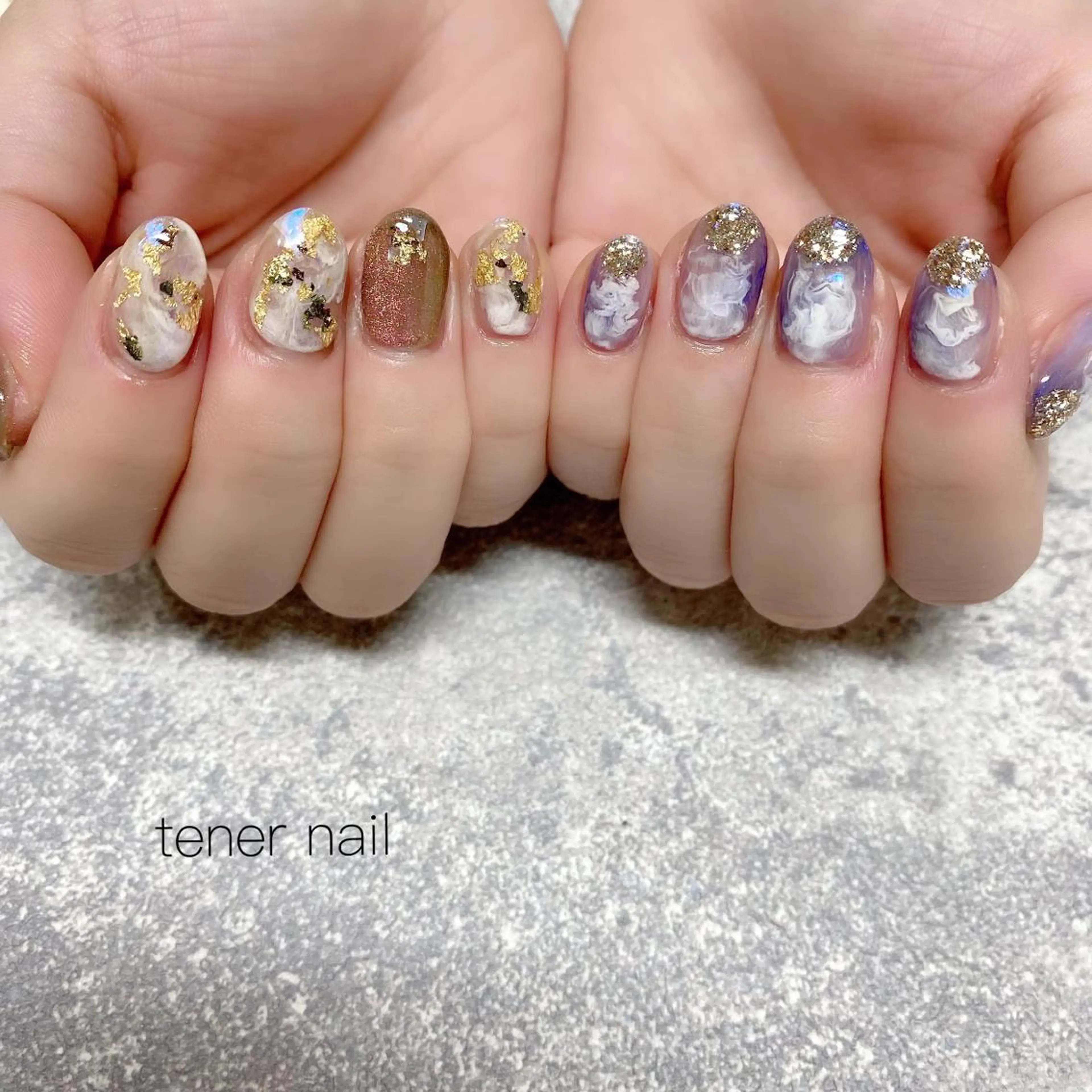 ネイル ニュアンスネイル テネルネイル tener nailのネイルデザイン