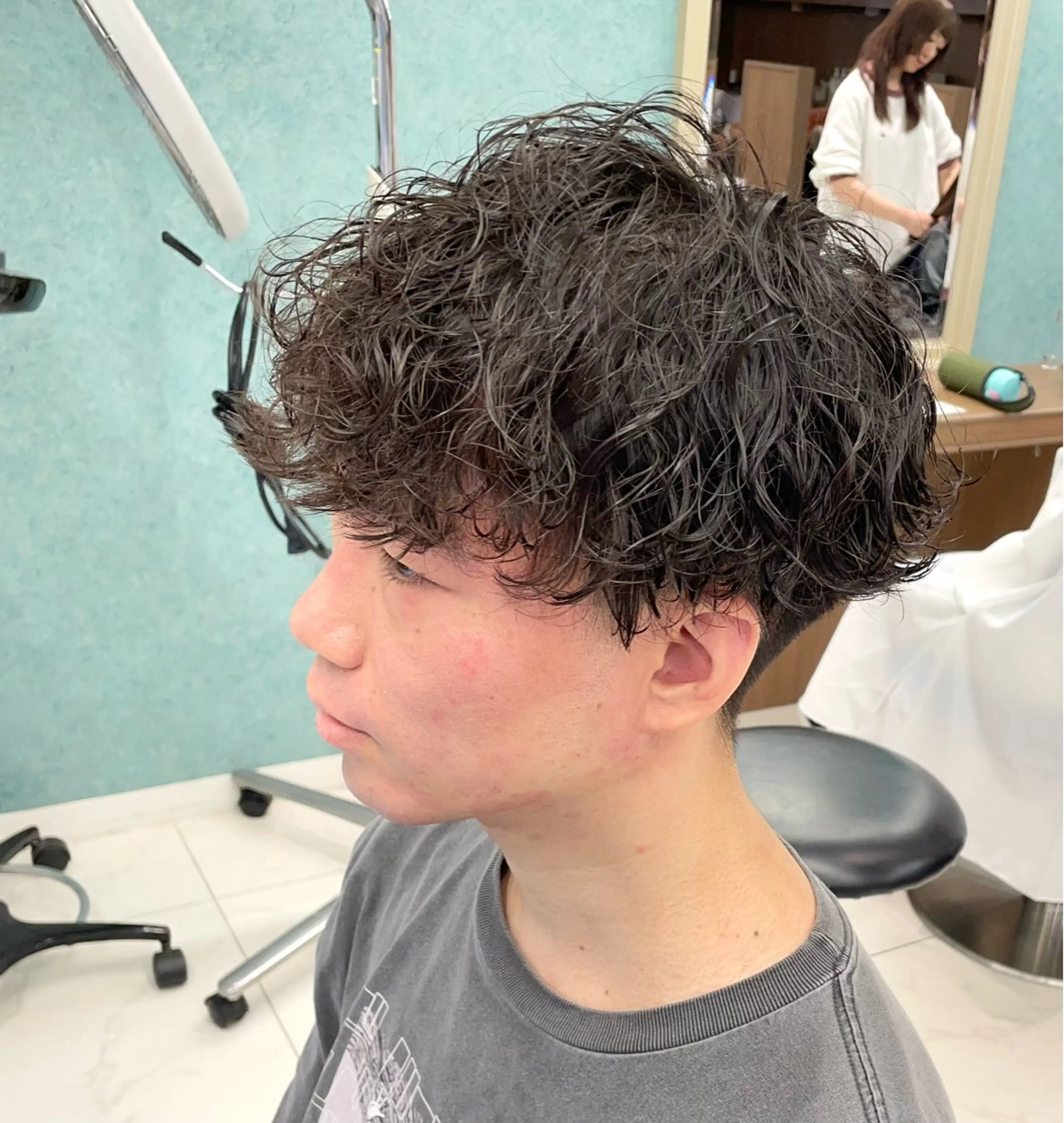 ショート パーマ メンズ 【メンズ特化】 池田大成✂︎のヘアスタイル