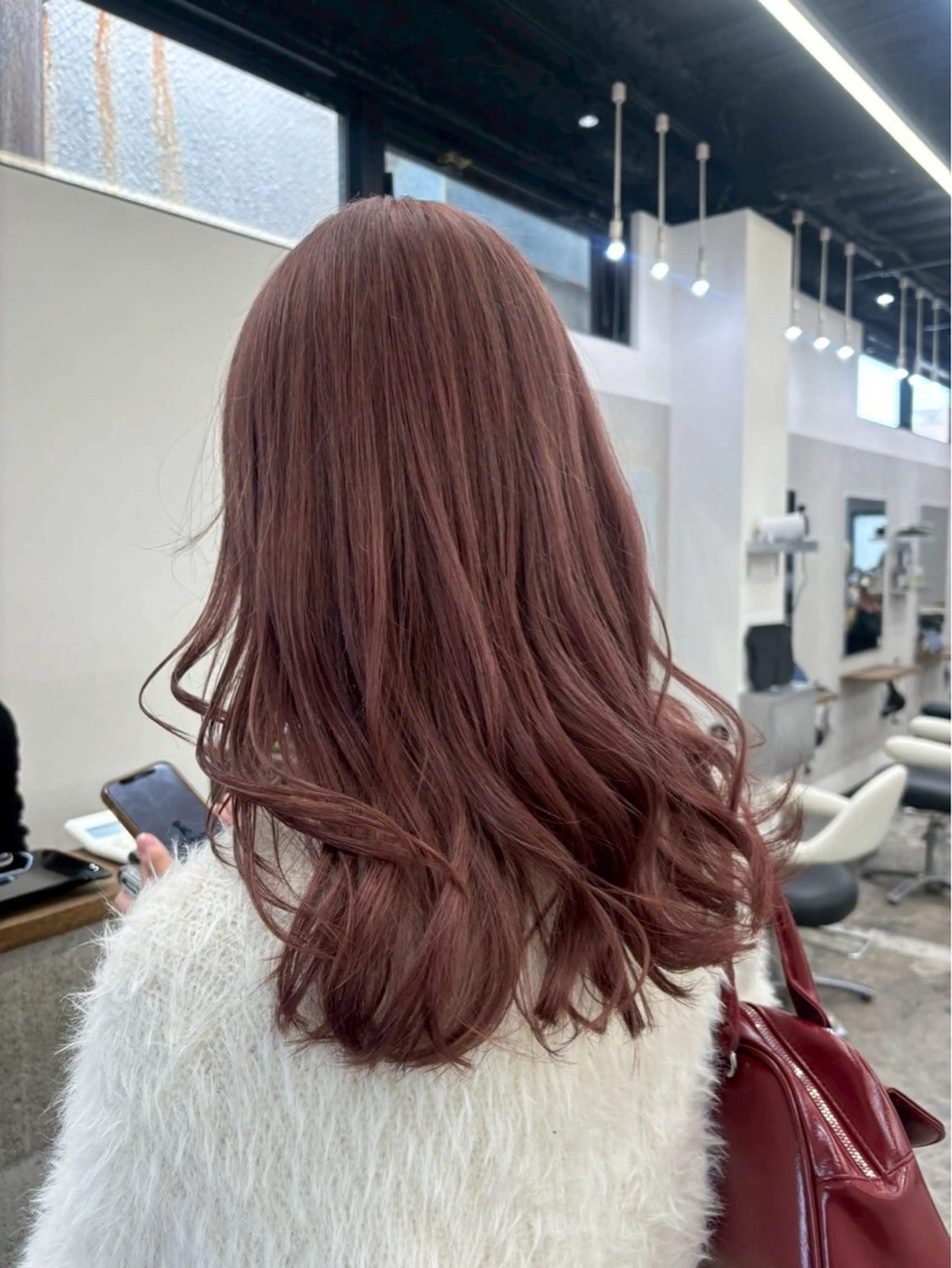 ロング カラー ヘアカラー ハイトーンカラー🐬 えりかのヘアスタイル