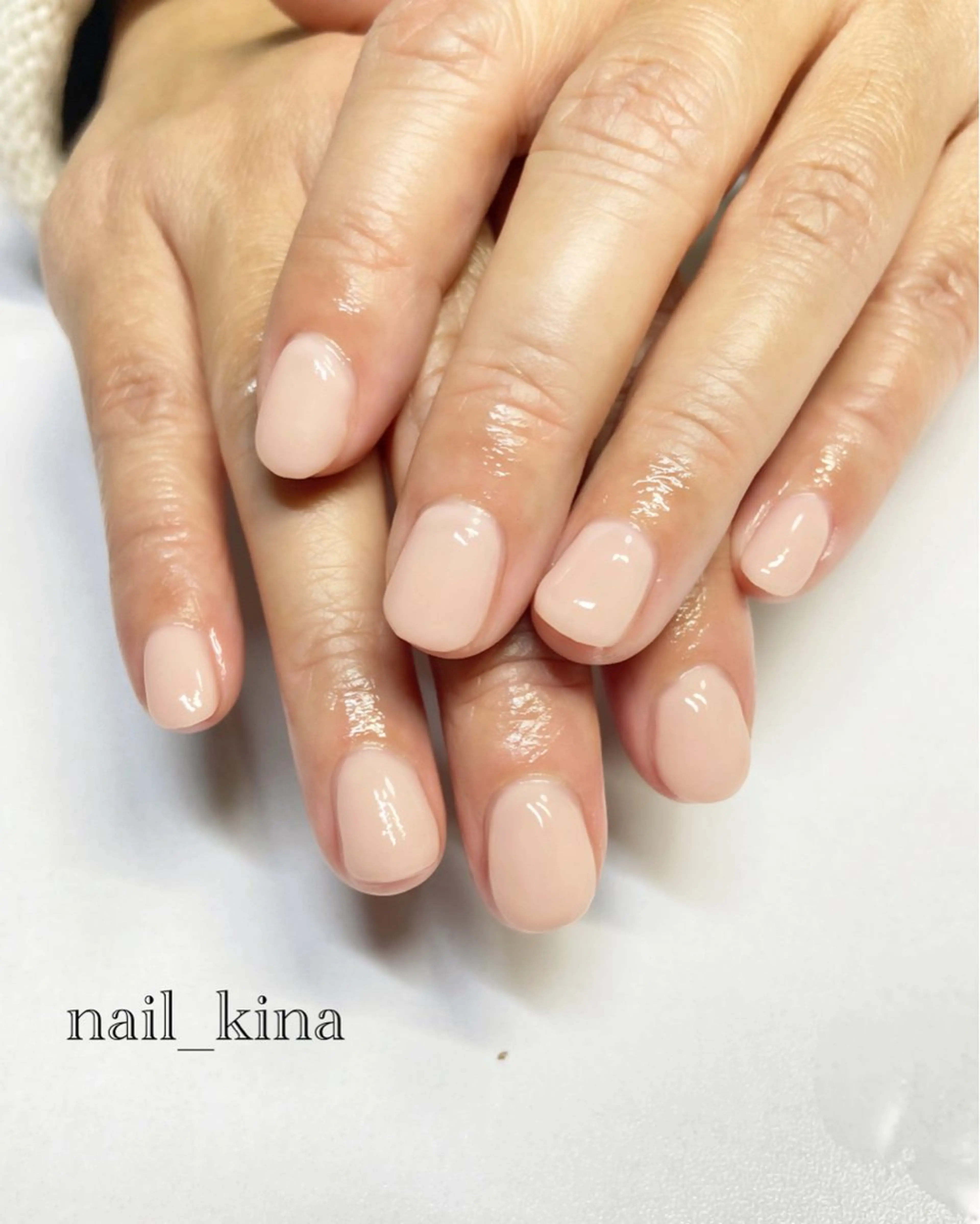 ネイル ワンカラーネイル nail_ kinaのネイルデザイン