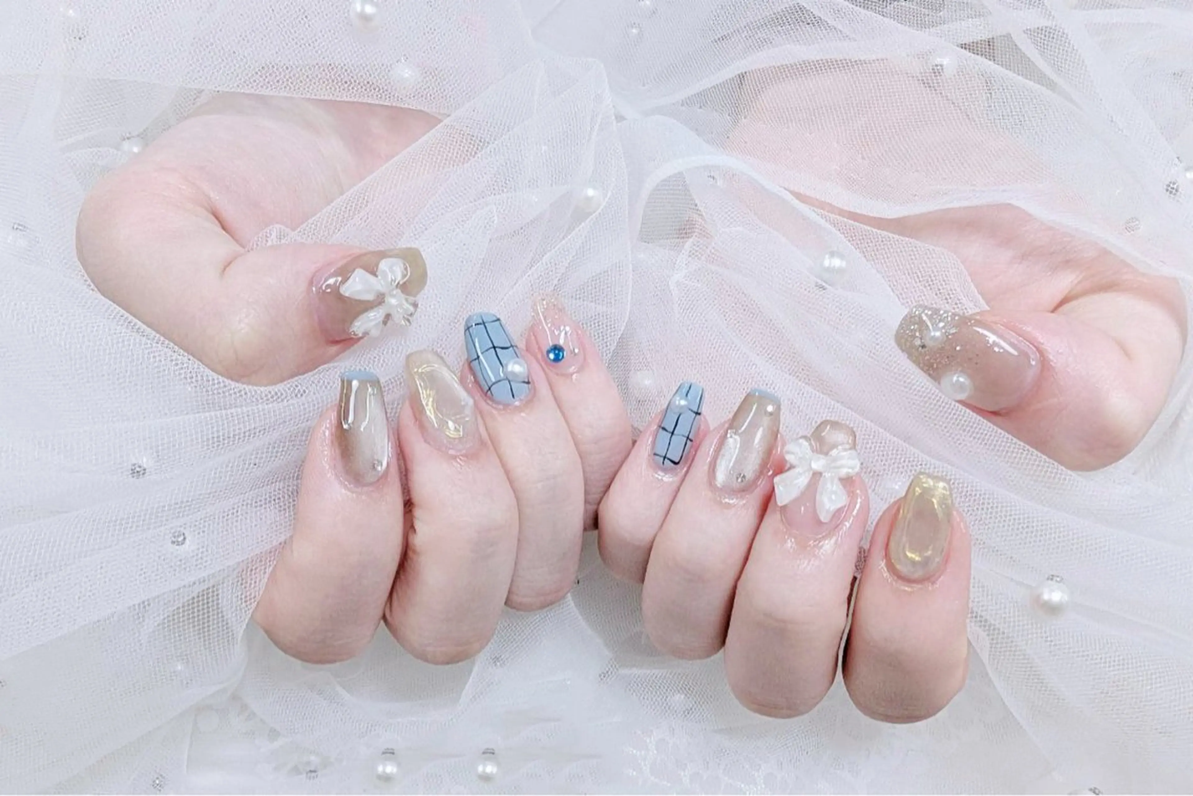 ネイル ハンドネイル ╹◡╹Mimoミモ Eye&Nailのマツエク・マツパデザイン