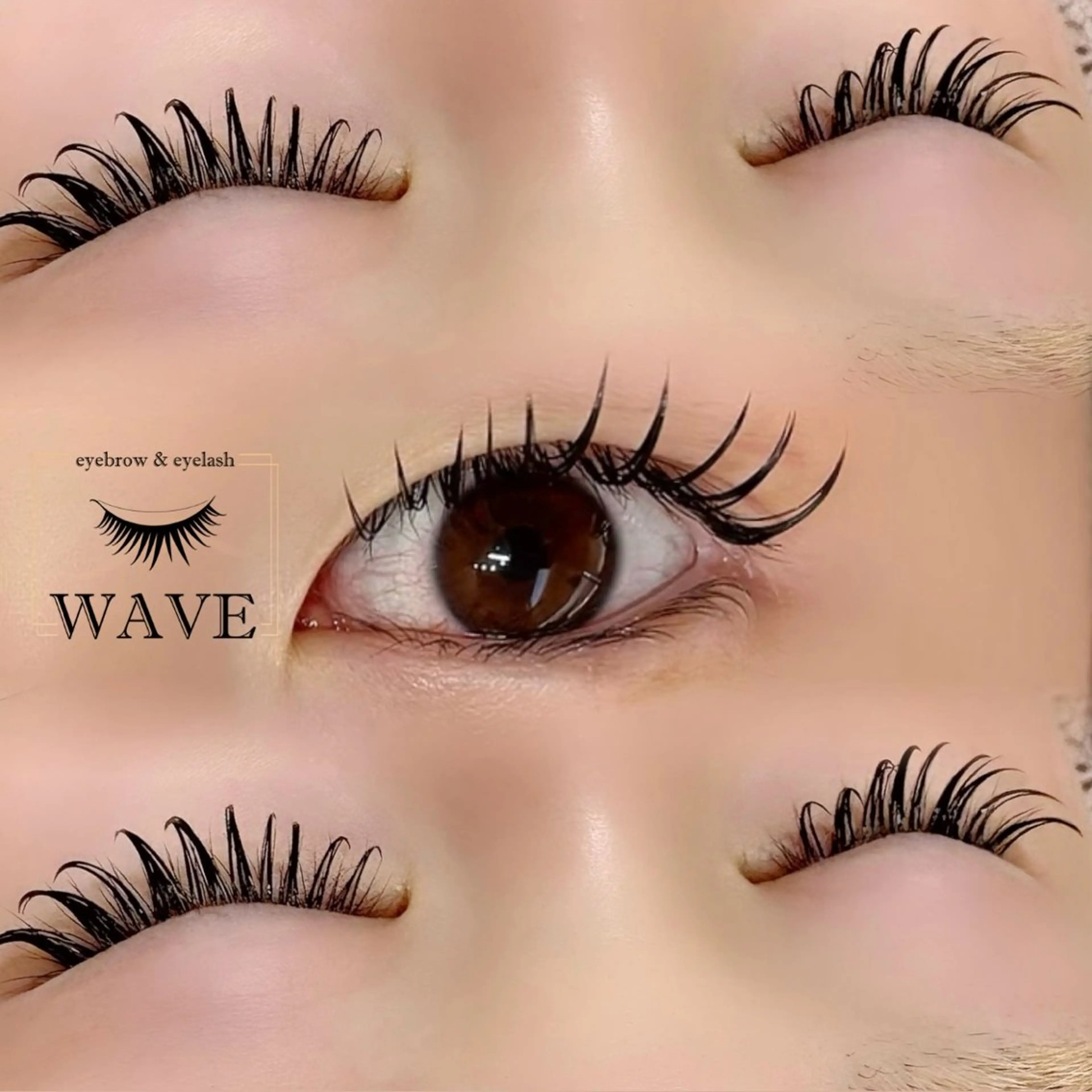 マツエク・マツパ バインドロック 束感まつ毛 Dカール マツエク eyebrow & eyelash WAVE所属・brow&lash WAVEのマツエク・マツパデザイン