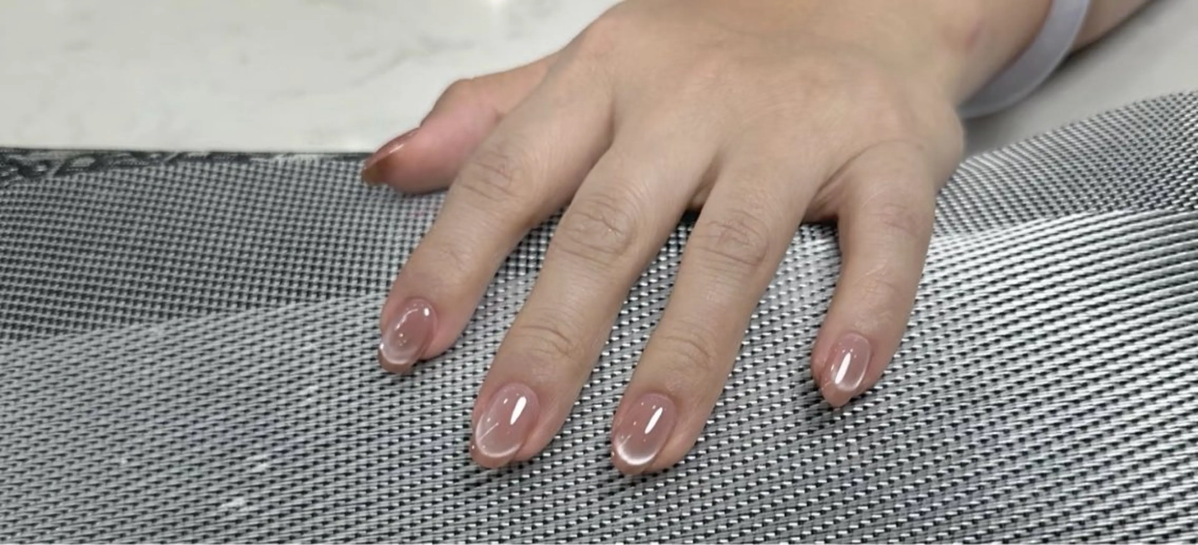 ミラ　　マグネットフレンチネイル　オフアリと時間プラス25分の写真