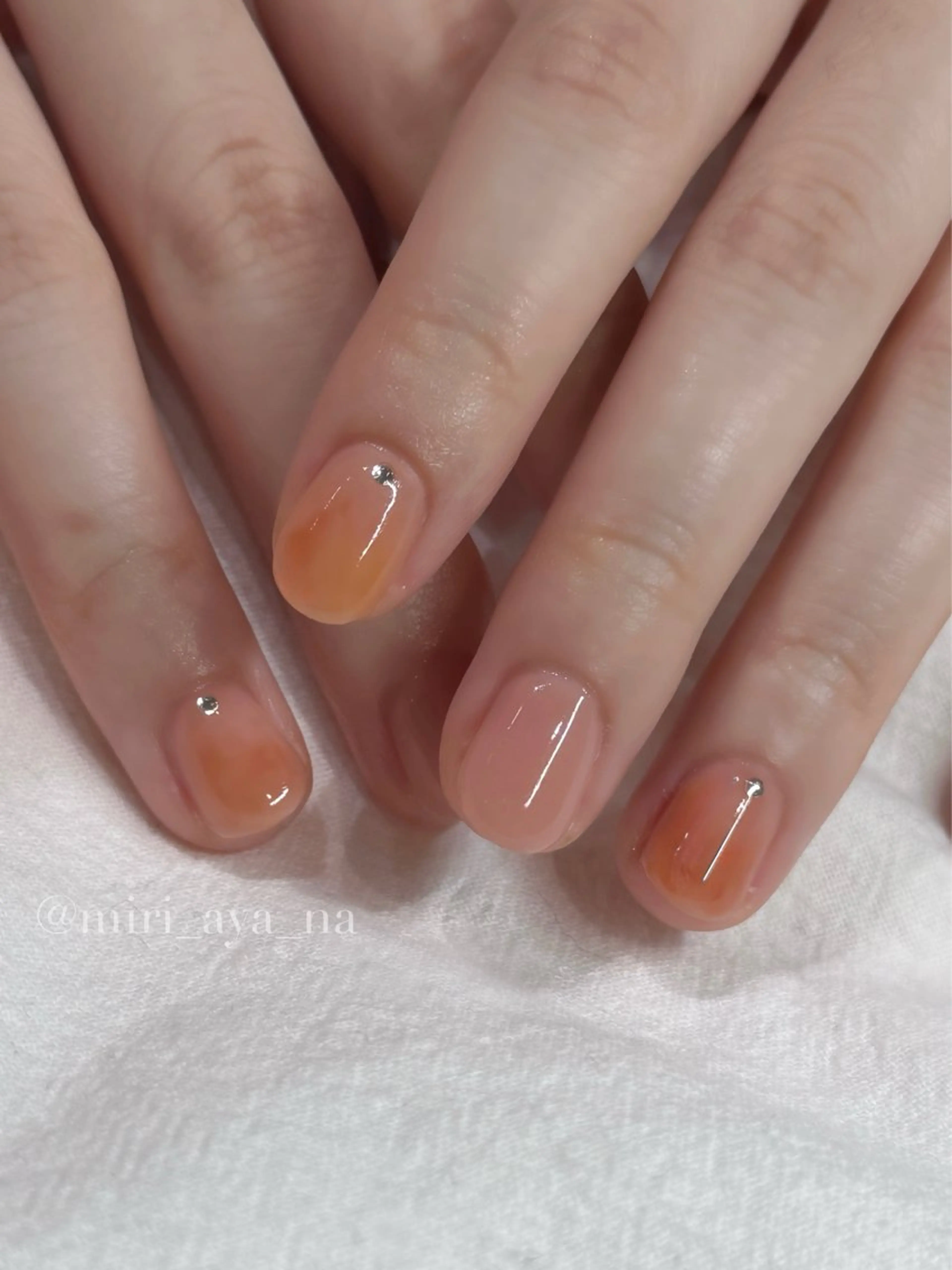 ネイル ハンドネイル 新宿代々木/ちゅるん ワンホン/miriのネイルデザイン