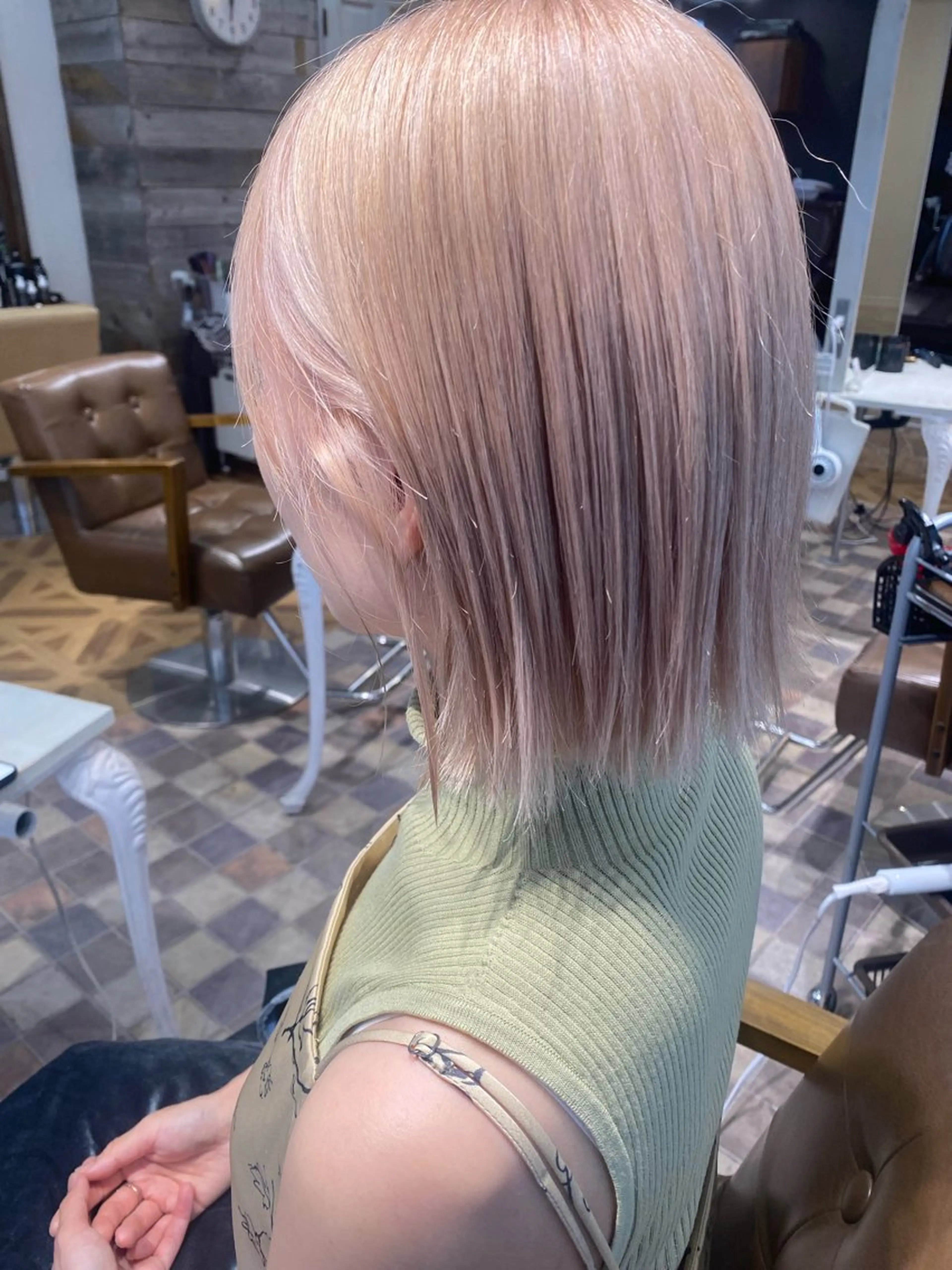 セミロング 池田 恭介のヘアスタイル