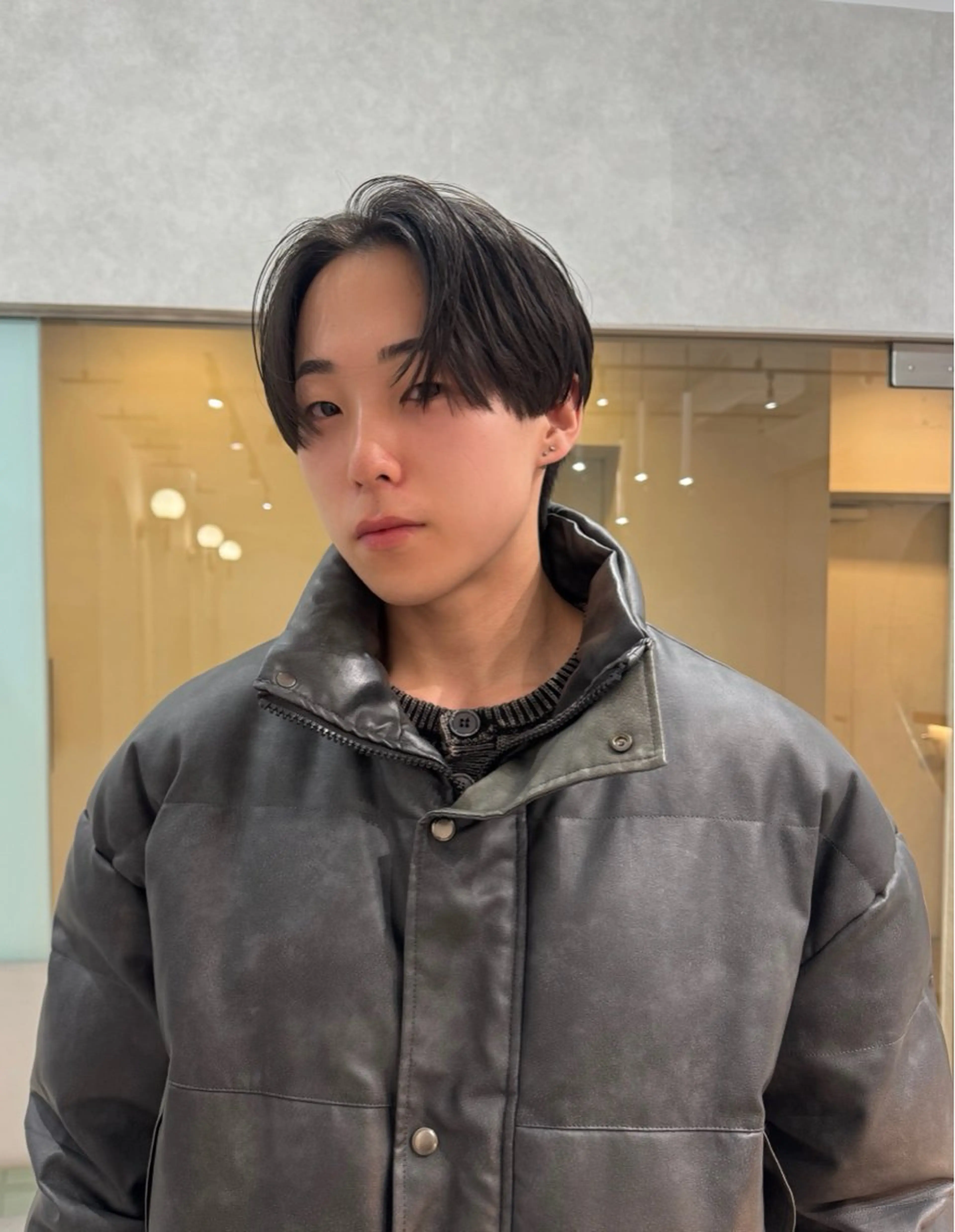 メンズ コンマヘア mahoメンズ/韓国 🦋センターパートのヘアスタイル