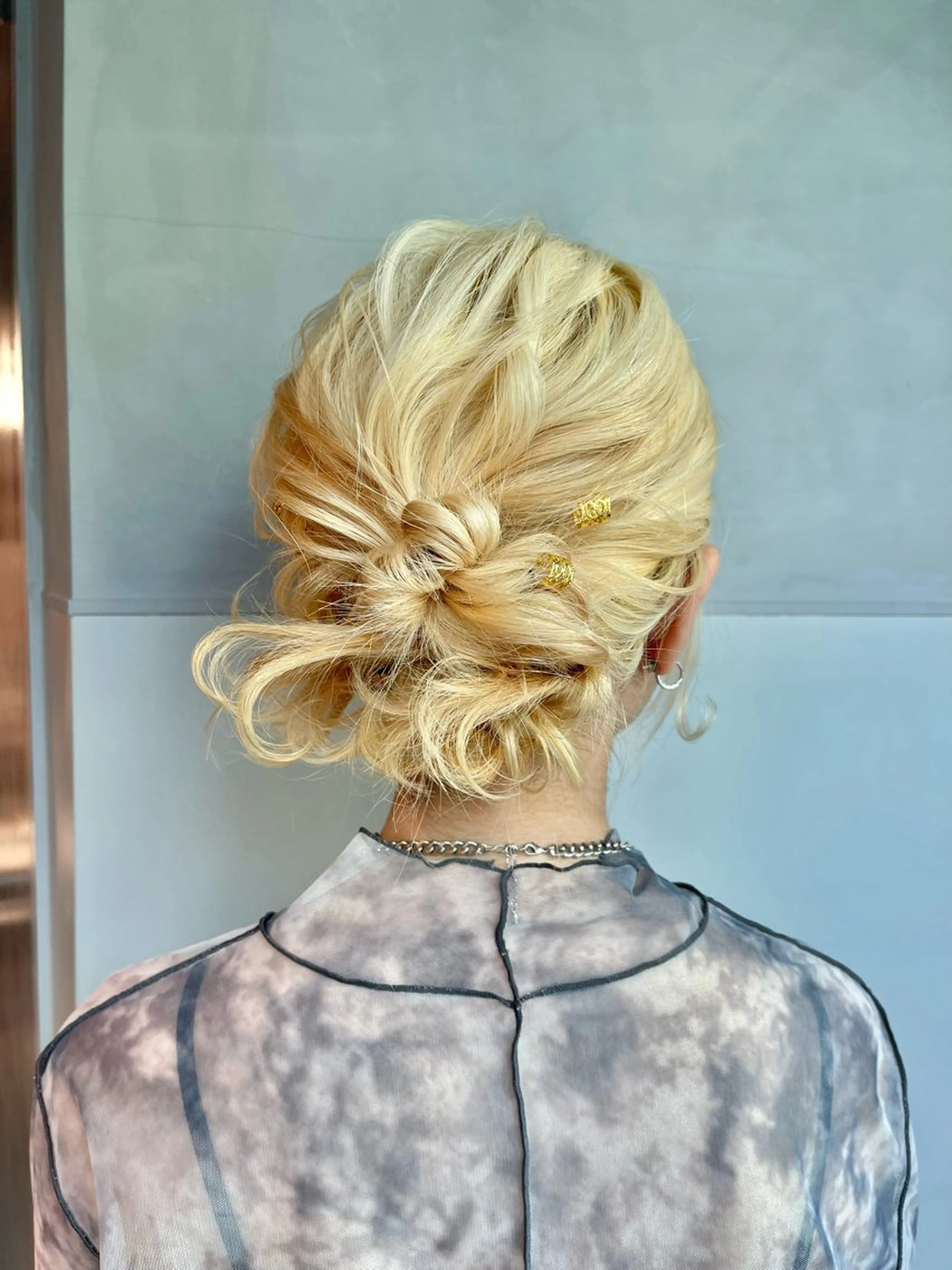 ヘアアレンジ 結婚式・ブライダル 卒業式のヘアスタイル charm《銀座》 ヘアセット/縮毛矯正のヘアスタイル