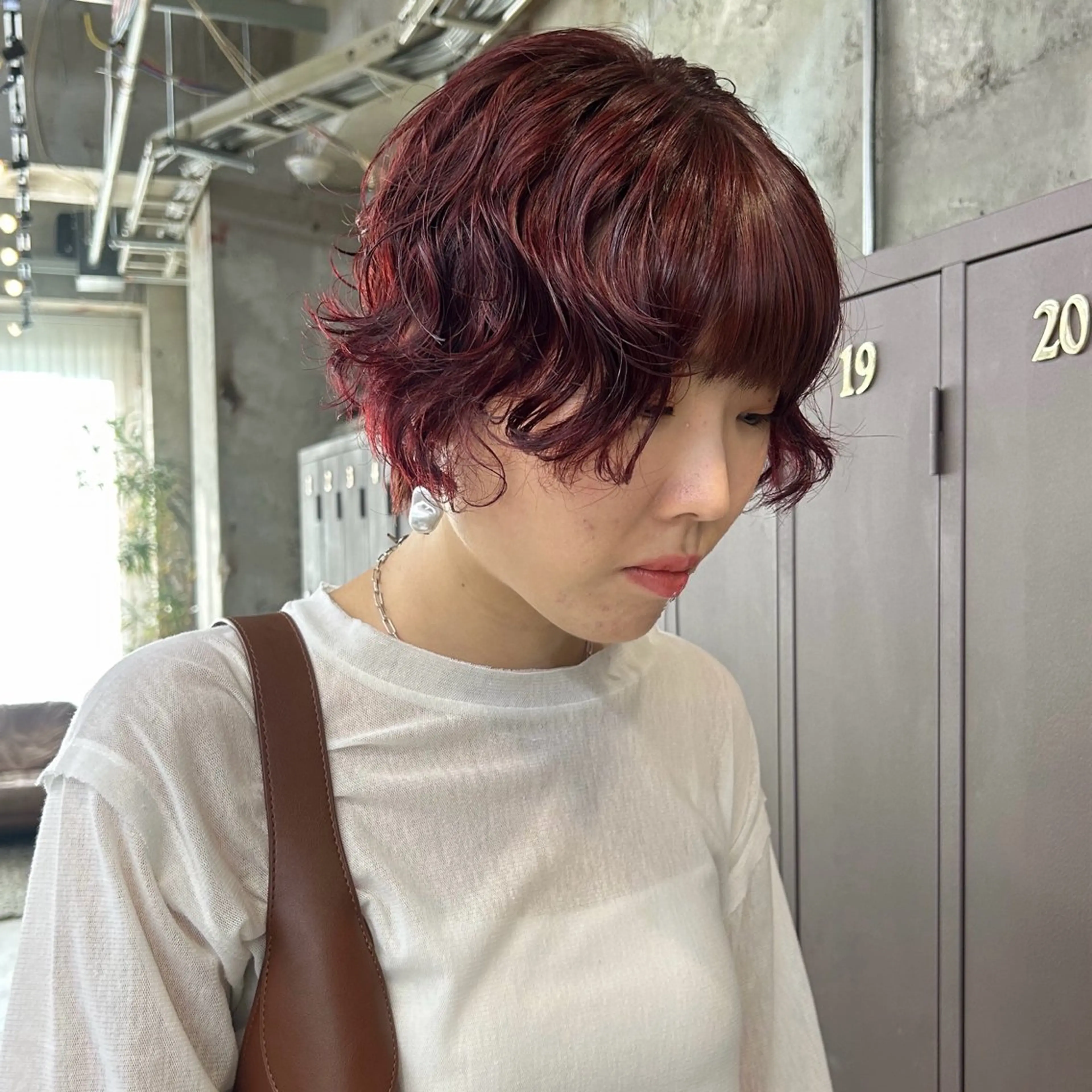 ショート カット ヘアカラー パーマ 伊藤ほのか/パーマ /酸性ストレートのヘアスタイル