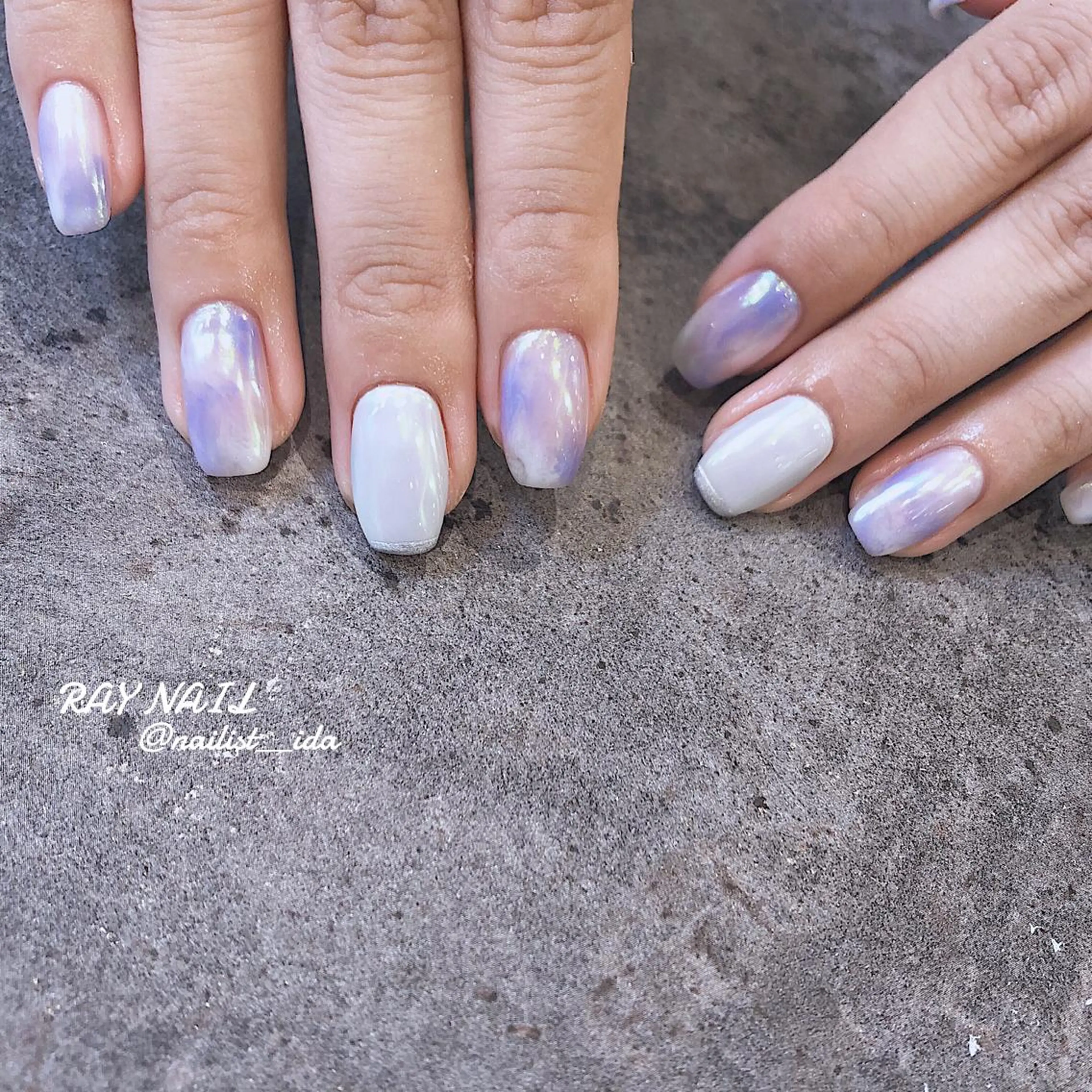 ネイル ニュアンスネイル Arowa 伊田のネイルデザイン