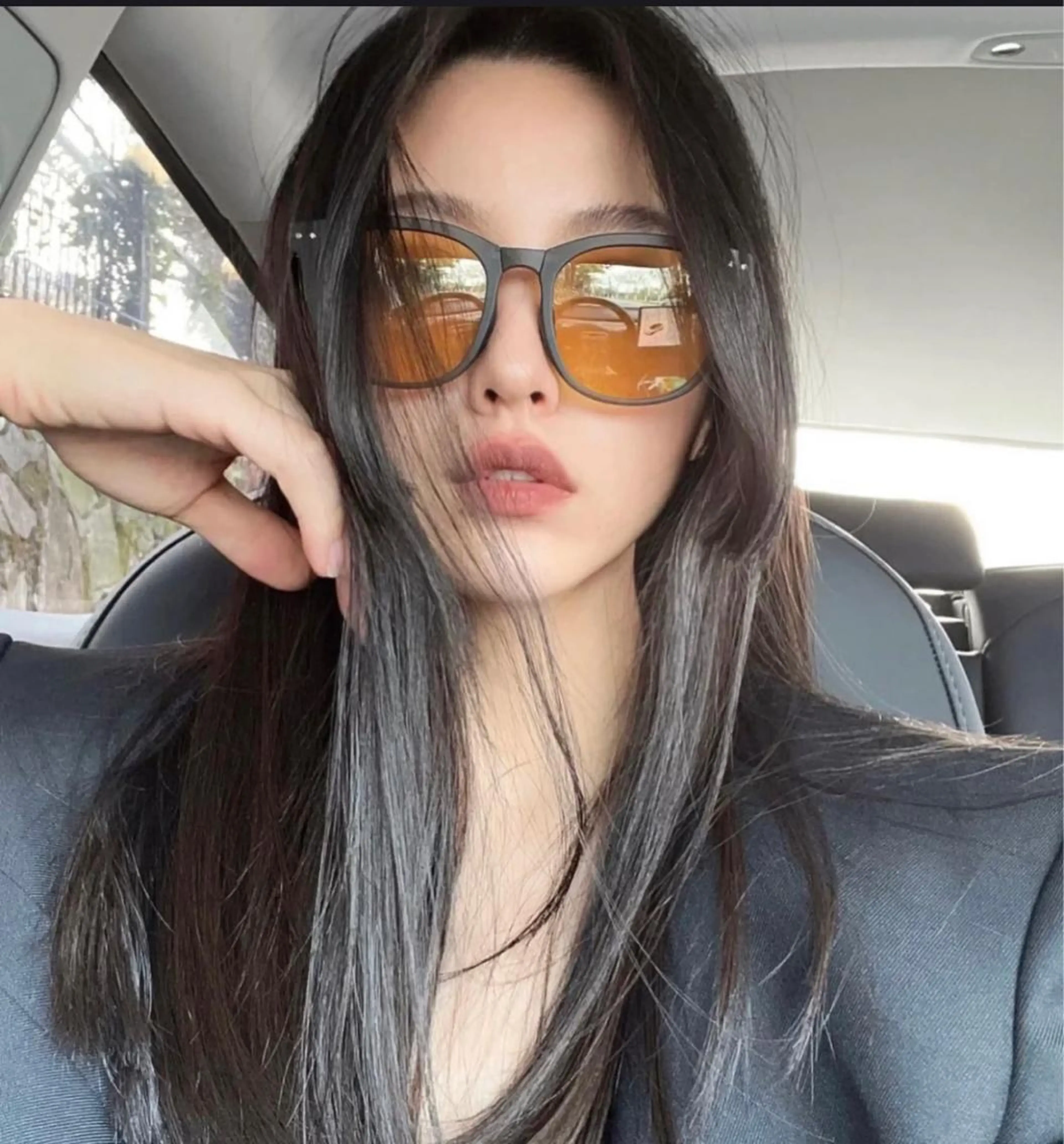 ロング 🇨🇳ワンホンヘア 下田鉄也のヘアスタイル