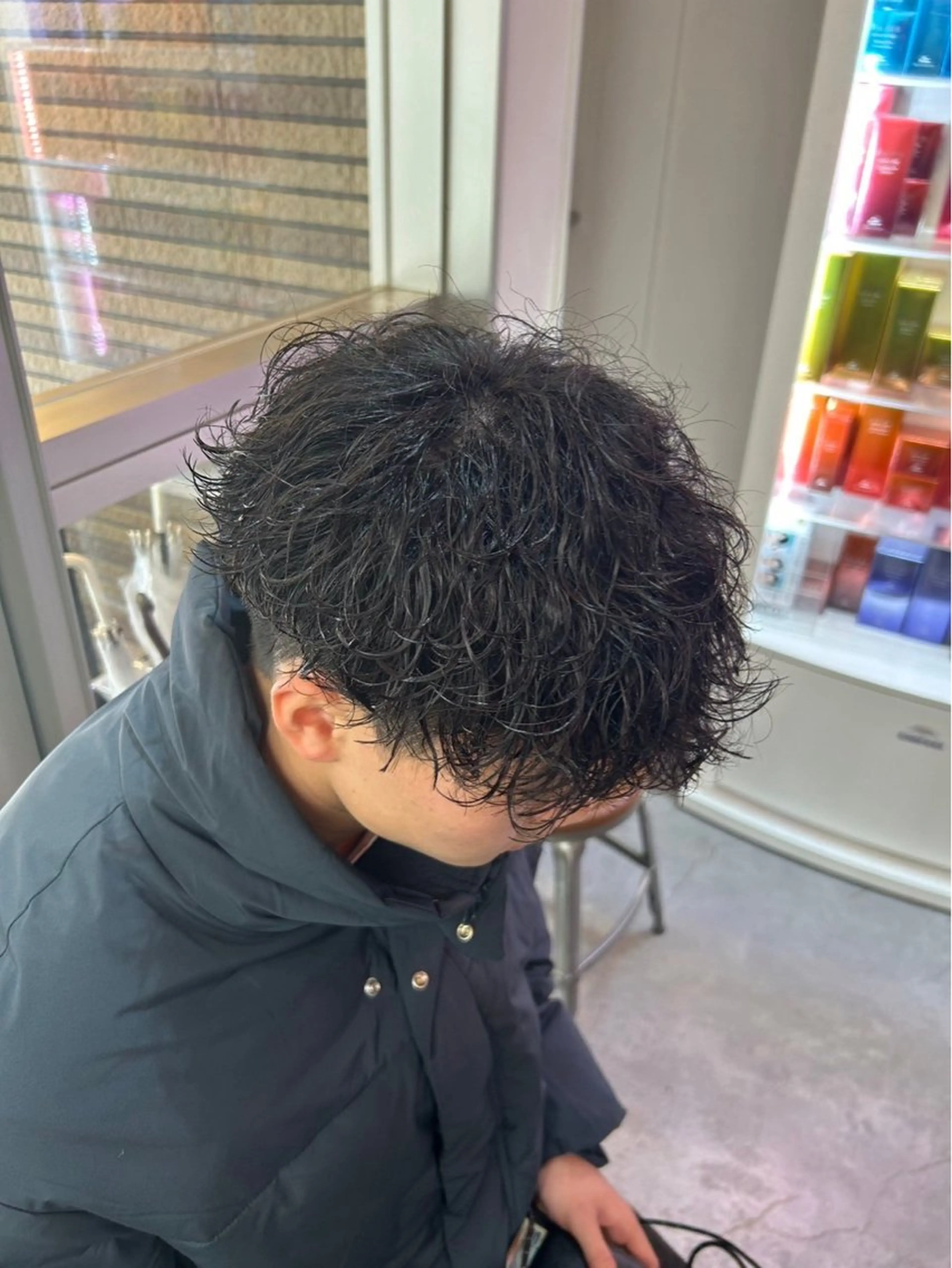 パーマ メンズ カット パーマ メンズ特化✨️ 韓国風パーマ🔥一八のヘアスタイル