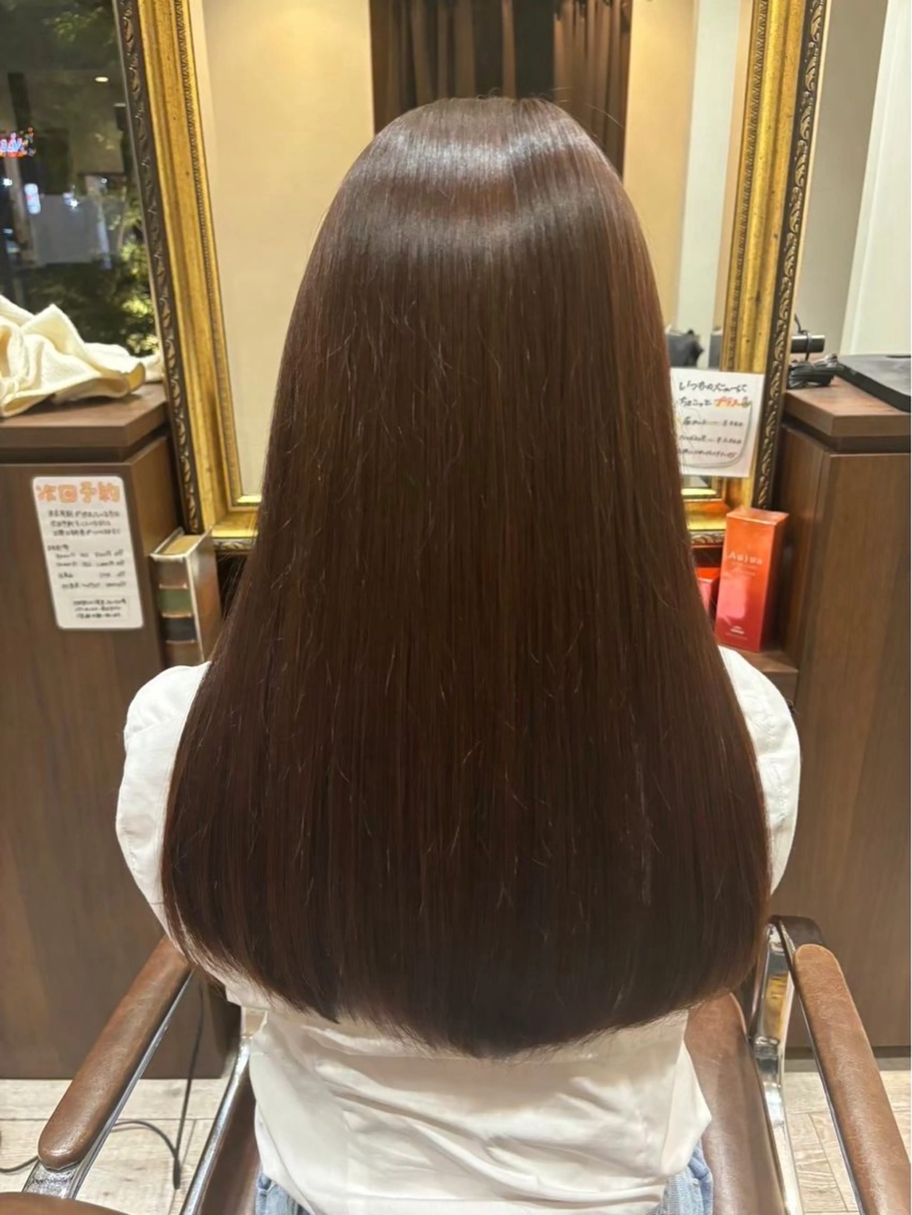 ロング 🫧 ナチュラル矯正 /カラー🫧あやりのヘアスタイル