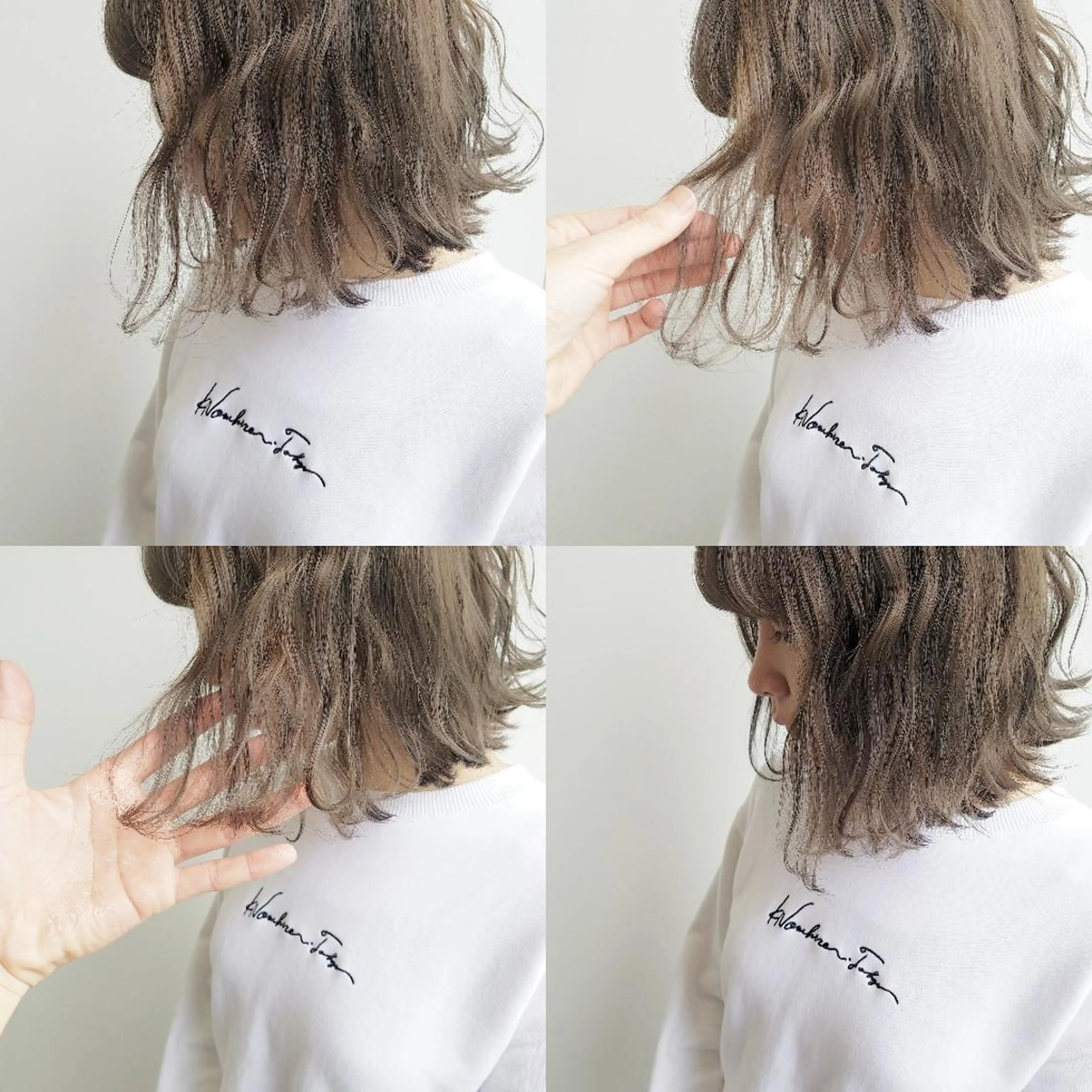 ミディアム カラー ネイル マツエク・マツパ ヘアアレンジ ベージュカラー ミルクティーベージュ 春ネイル iplus まつげ、眉毛、耳つぼのマツエク・マツパデザイン